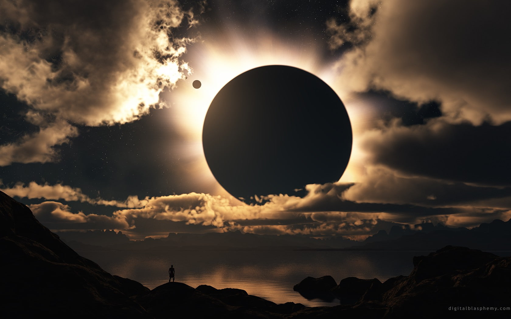 sky, sunlight, eclipse