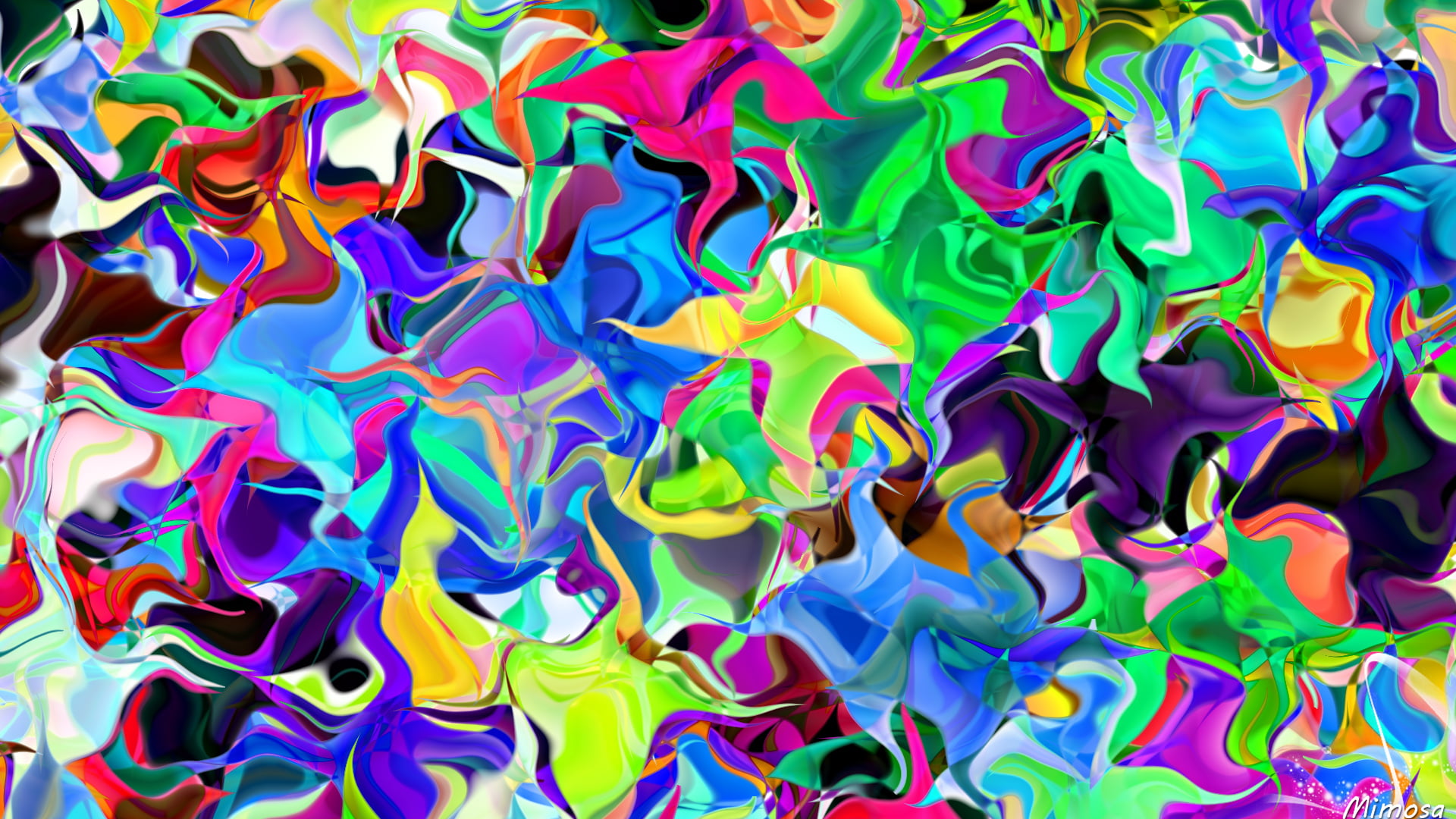 Abstract, Colors, Colorful, Digital Art, Distortion, Ripple