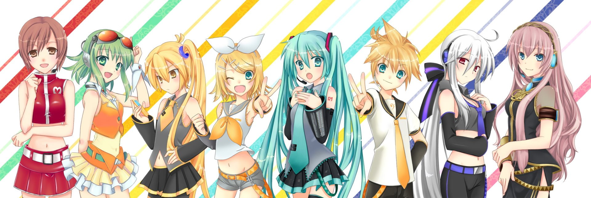 Anime, Vocaloid, GUMI (Vocaloid), Haku Yowane (Vocaloid), Hatsune Miku