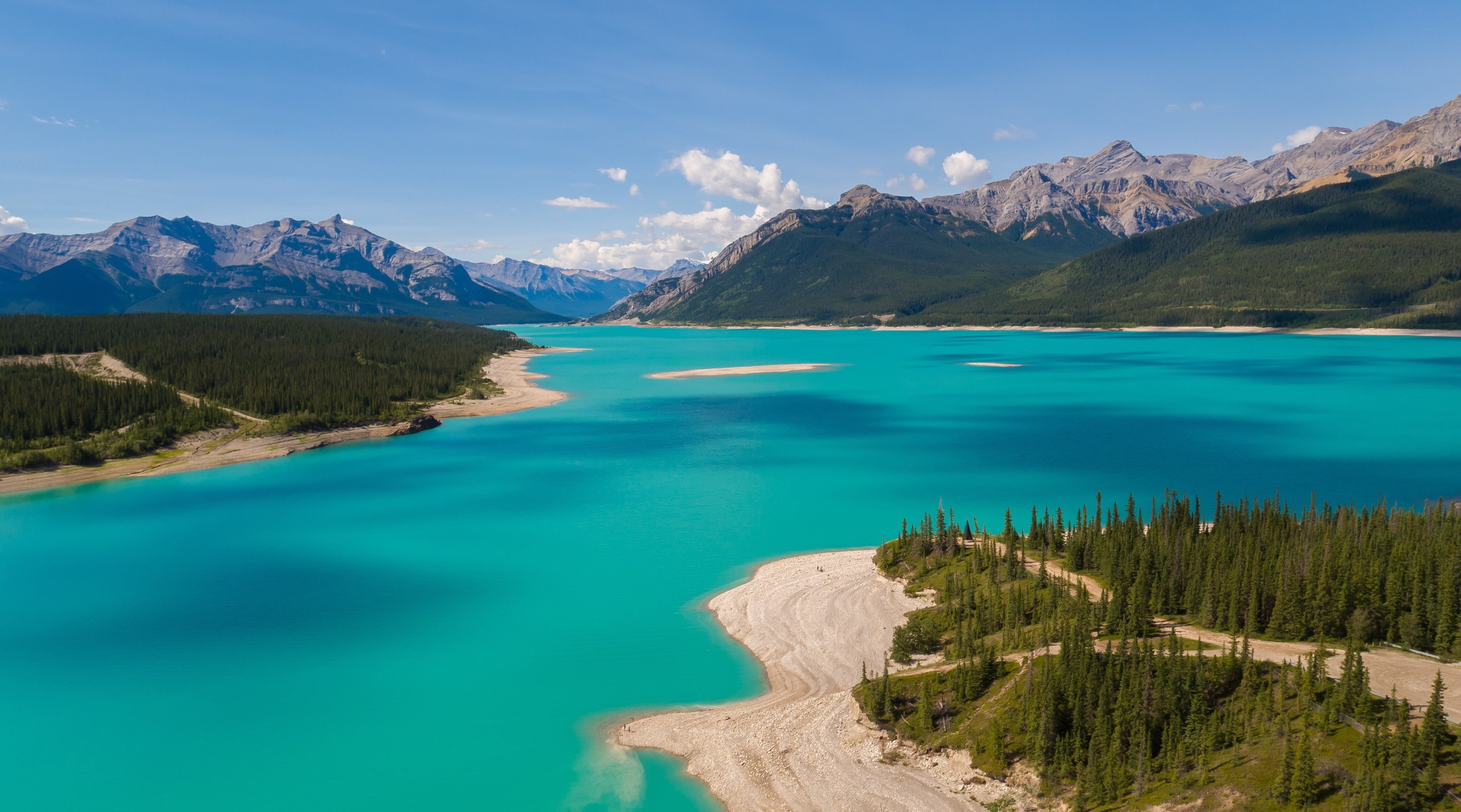 abraham lake 4k awesome pic, scenics - nature, water, beauty in nature