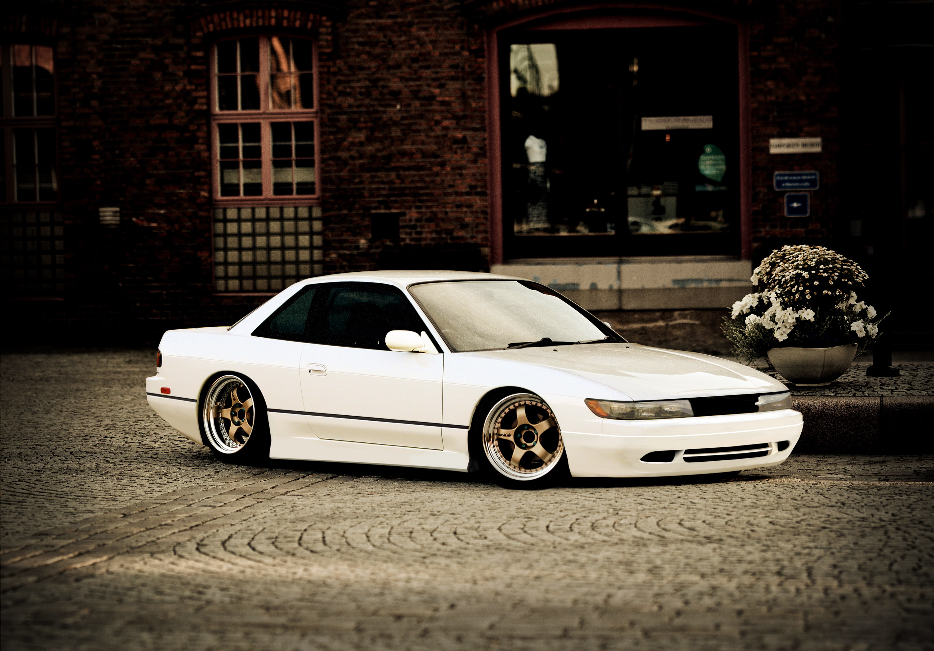 Free download | HD wallpaper: white coupe, Silvia, Nissan, Sylvia, S13 ...