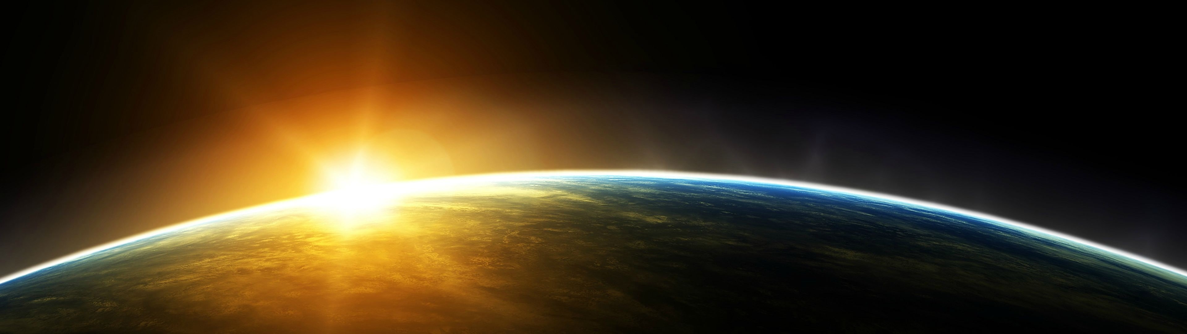 multiple display, space, Earth