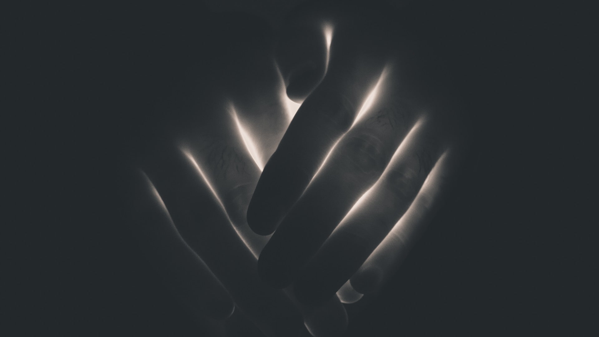 fingers, hands, minimalism, lights