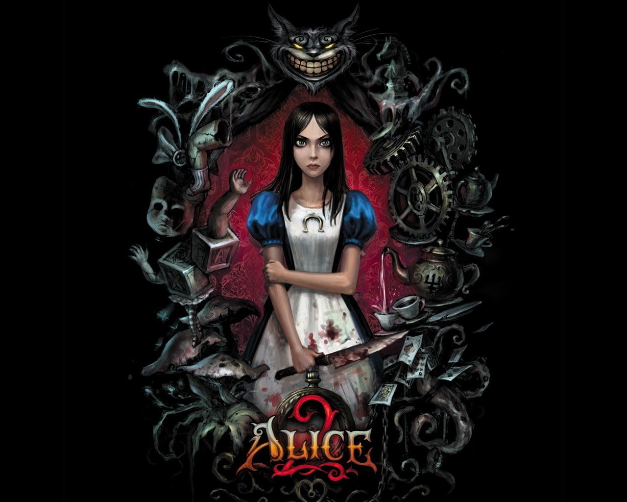 alice madness returns, art and craft, one person, looking at camera