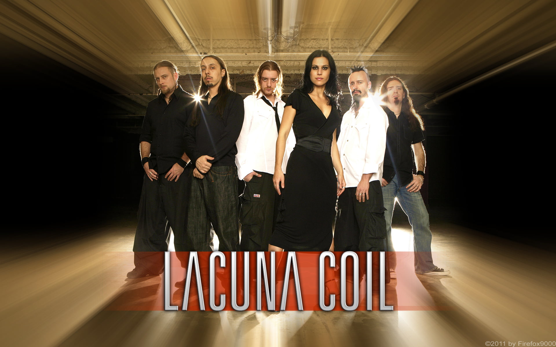 Lacuna Coil, metal music, Cristina Scabbia, band, group of people