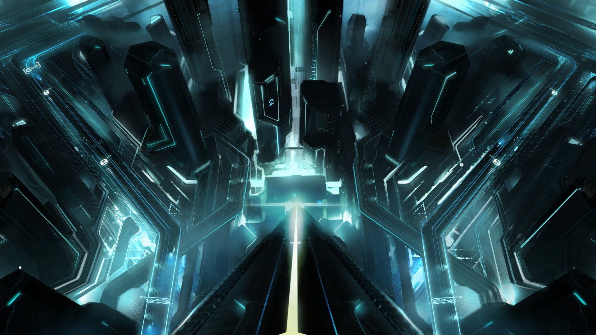 Free download | HD wallpaper: futuristic, landscape, Tron: Legacy ...