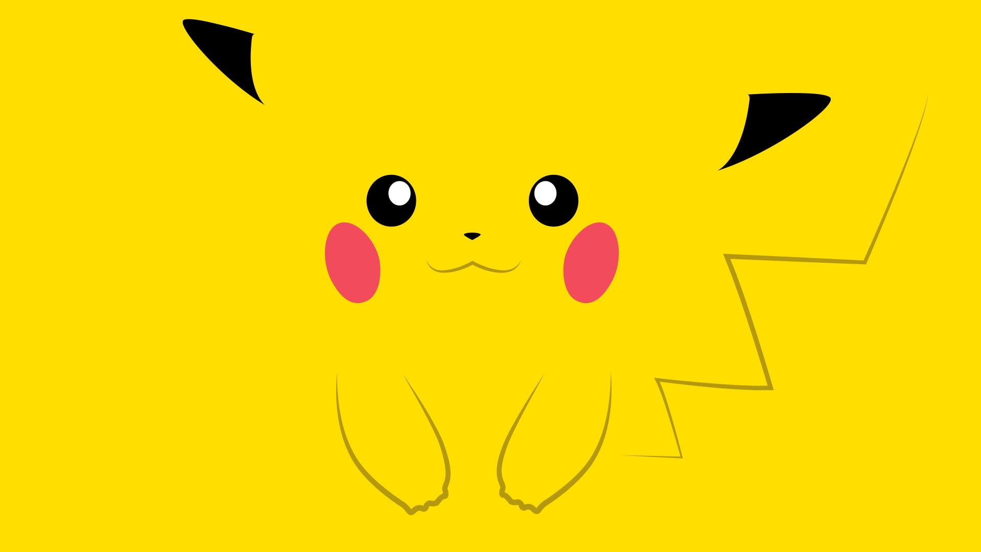 pikachu beautiful  desktop, yellow, creativity, anthropomorphic smiley face