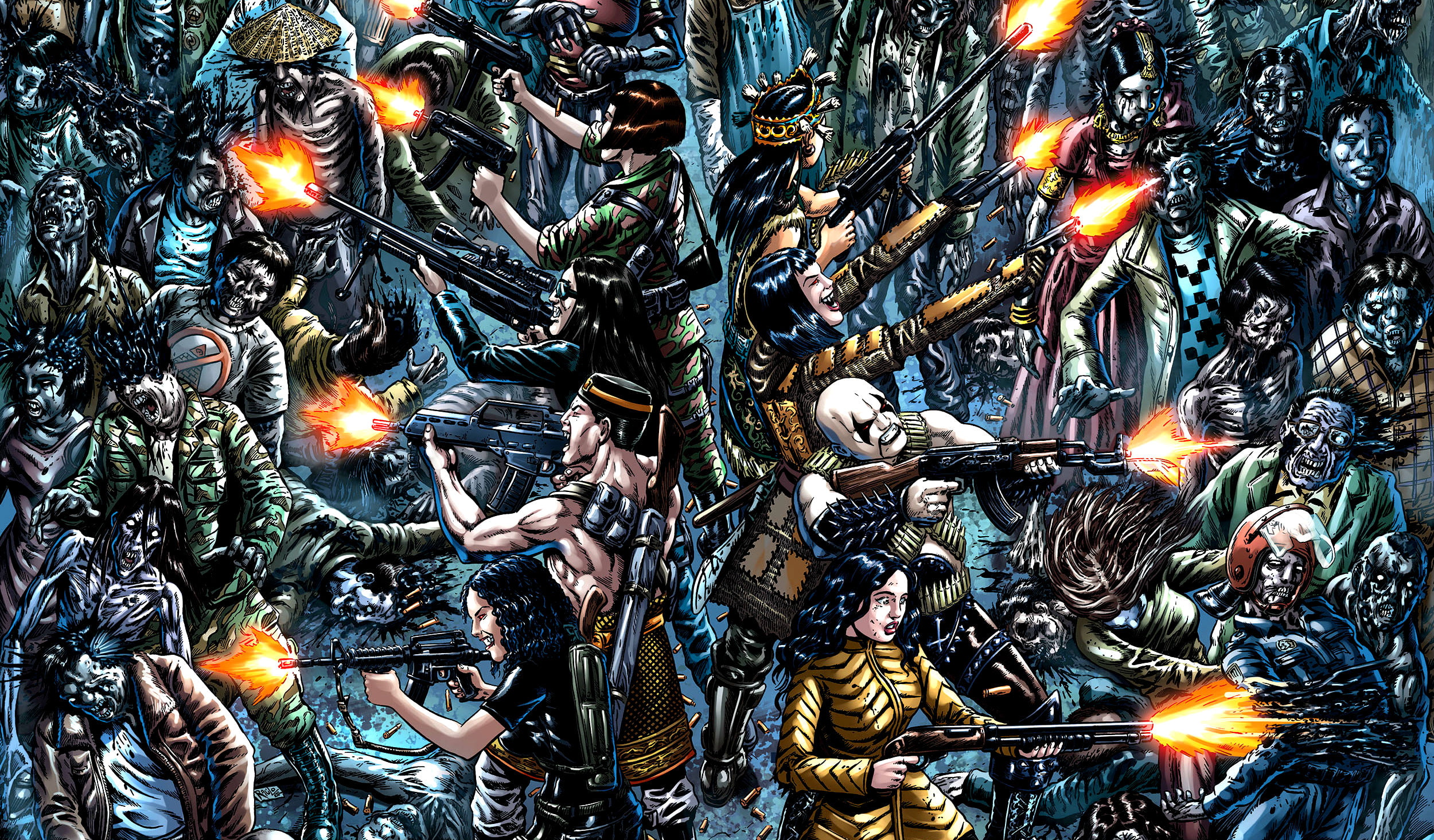 comics, dark, evil, extinction, macabre, monster, parade, scary