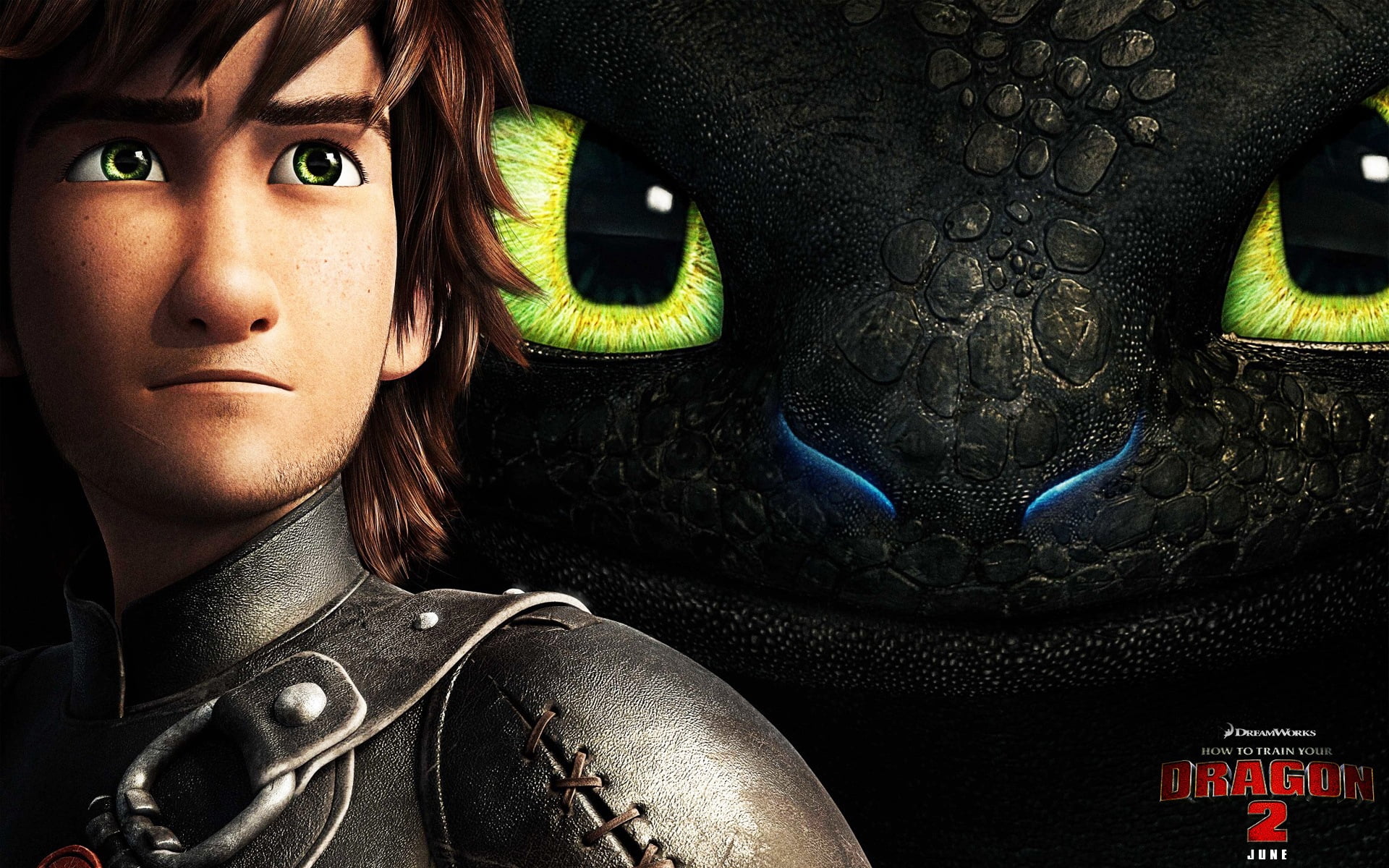 Disney How to train your Dragon 2 movie poster, eret, valka, human Face