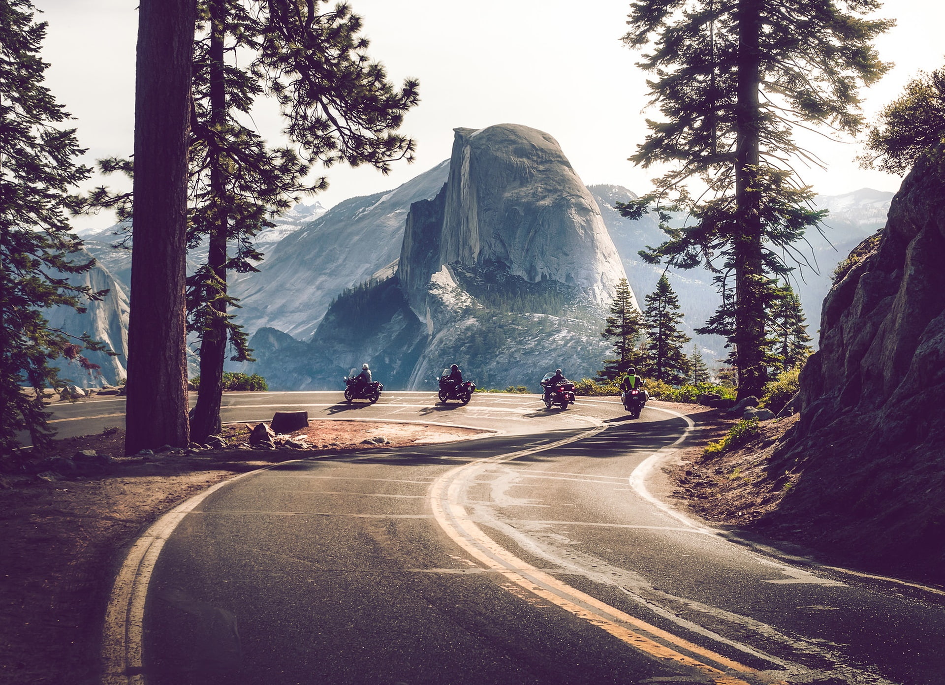 photography, road, Yosemite National Park