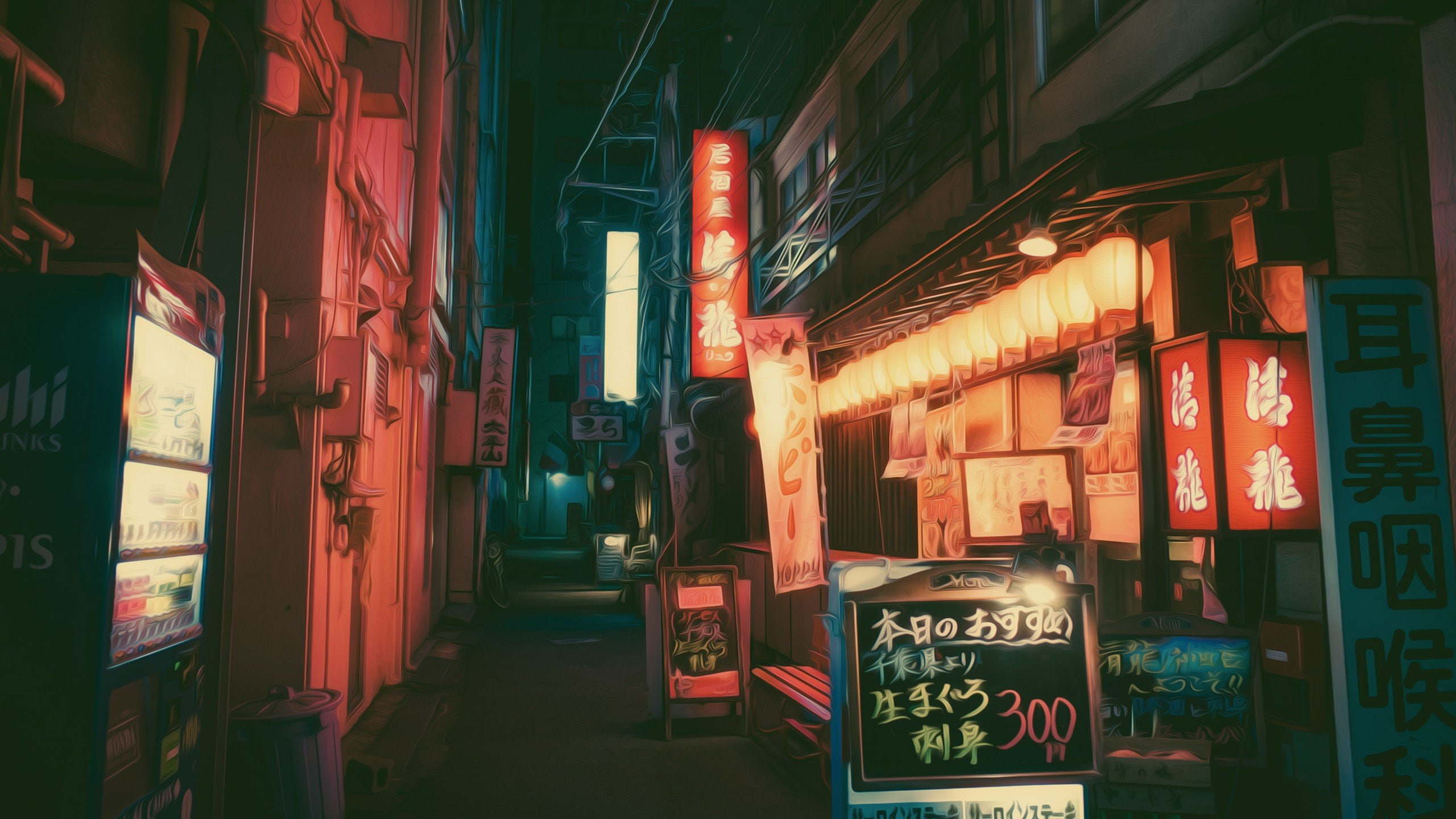 Masashi Wakui, Neon lights, Photo Manipulation, photography