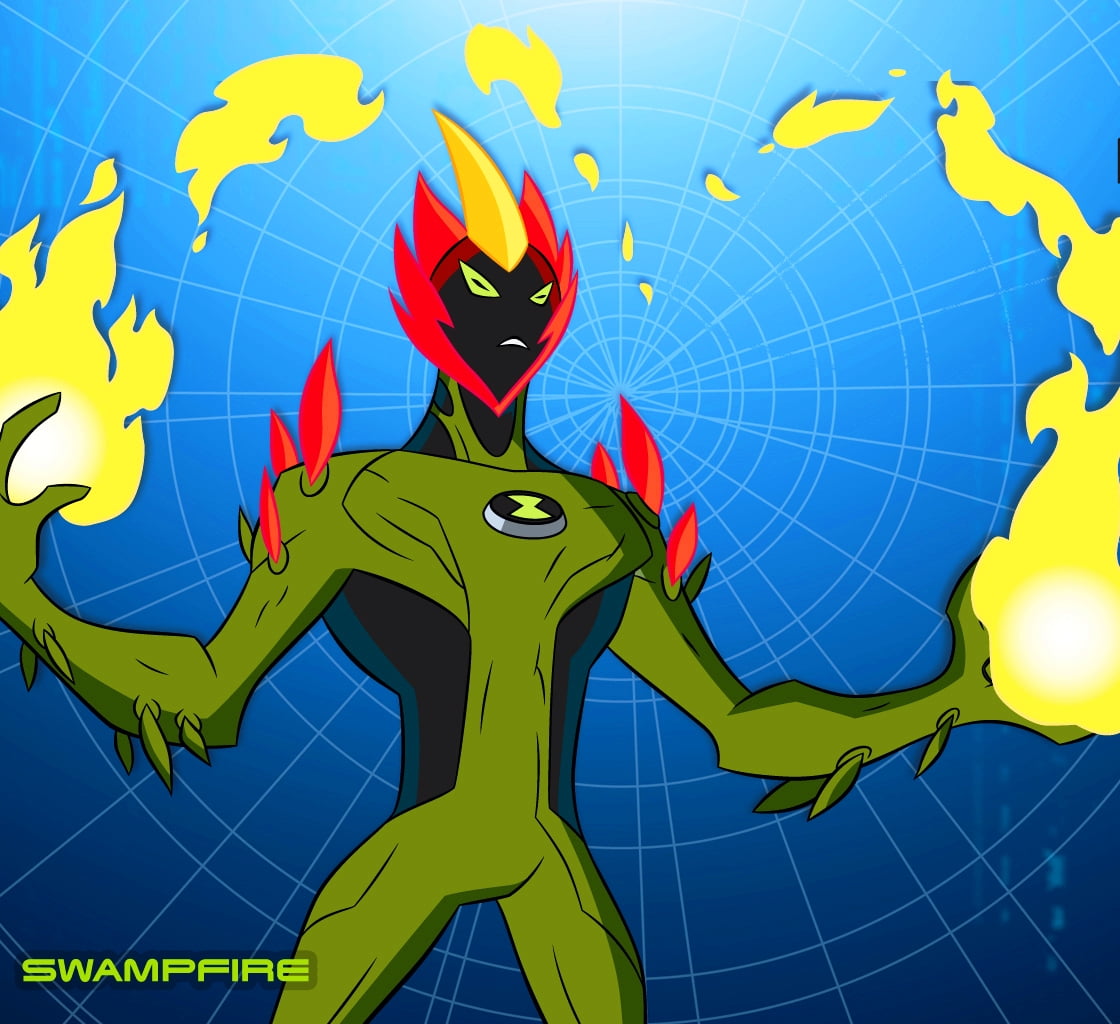 Swampfire  Ben 10, Ben10 Swampfire wallpaper, Cartoons, ben ten