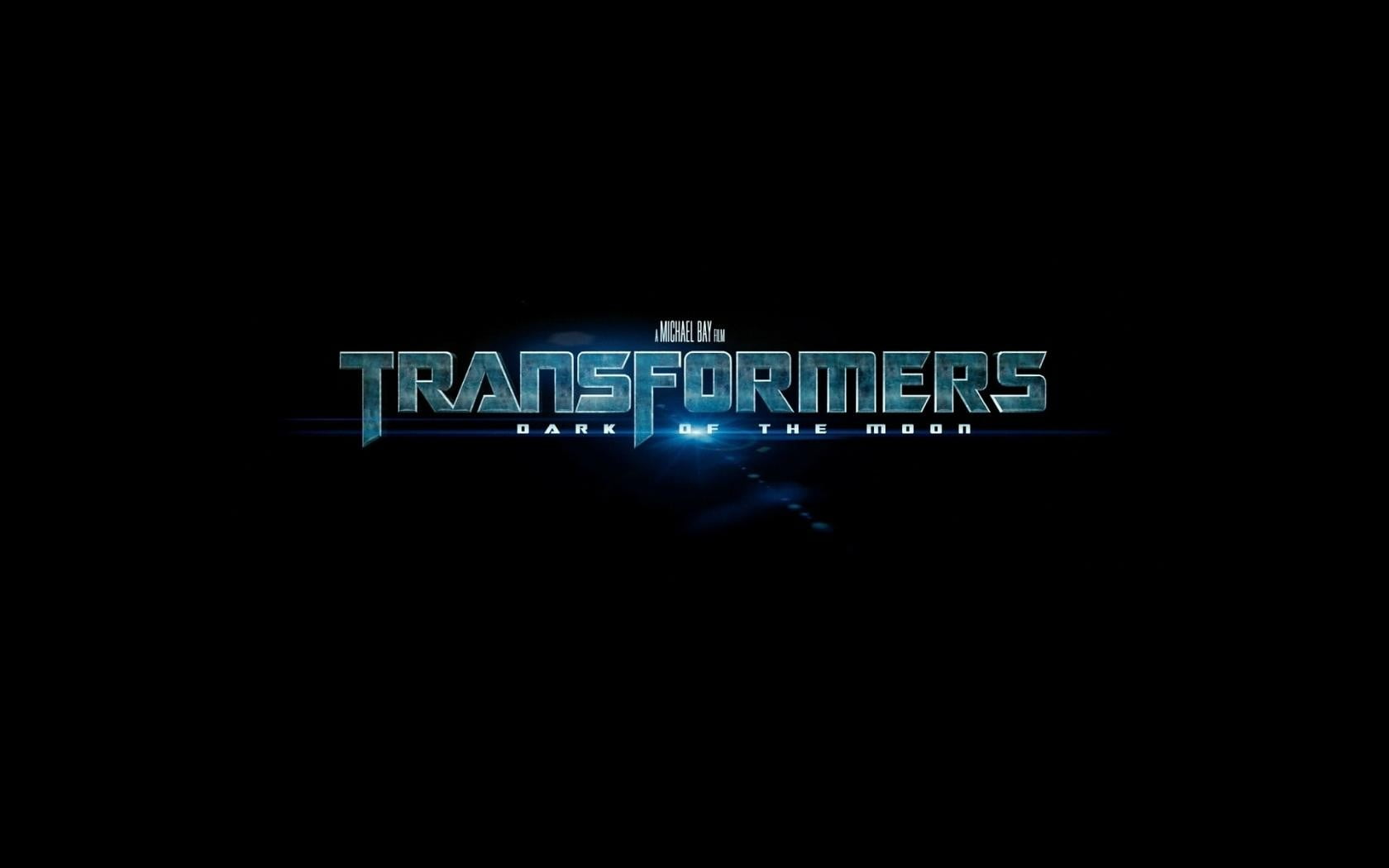 The Transformers logo, typography, movies, minimalism, Transformers: Dark of the Moon