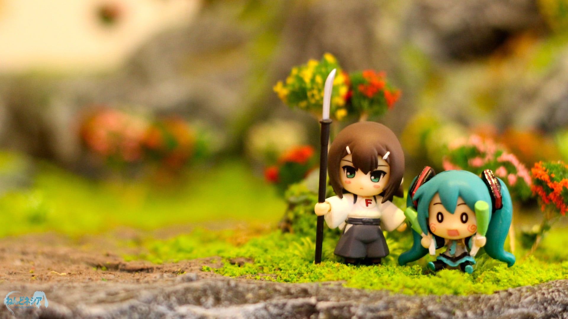 boy and girl anime character chibi figurine, Princess, Guardian