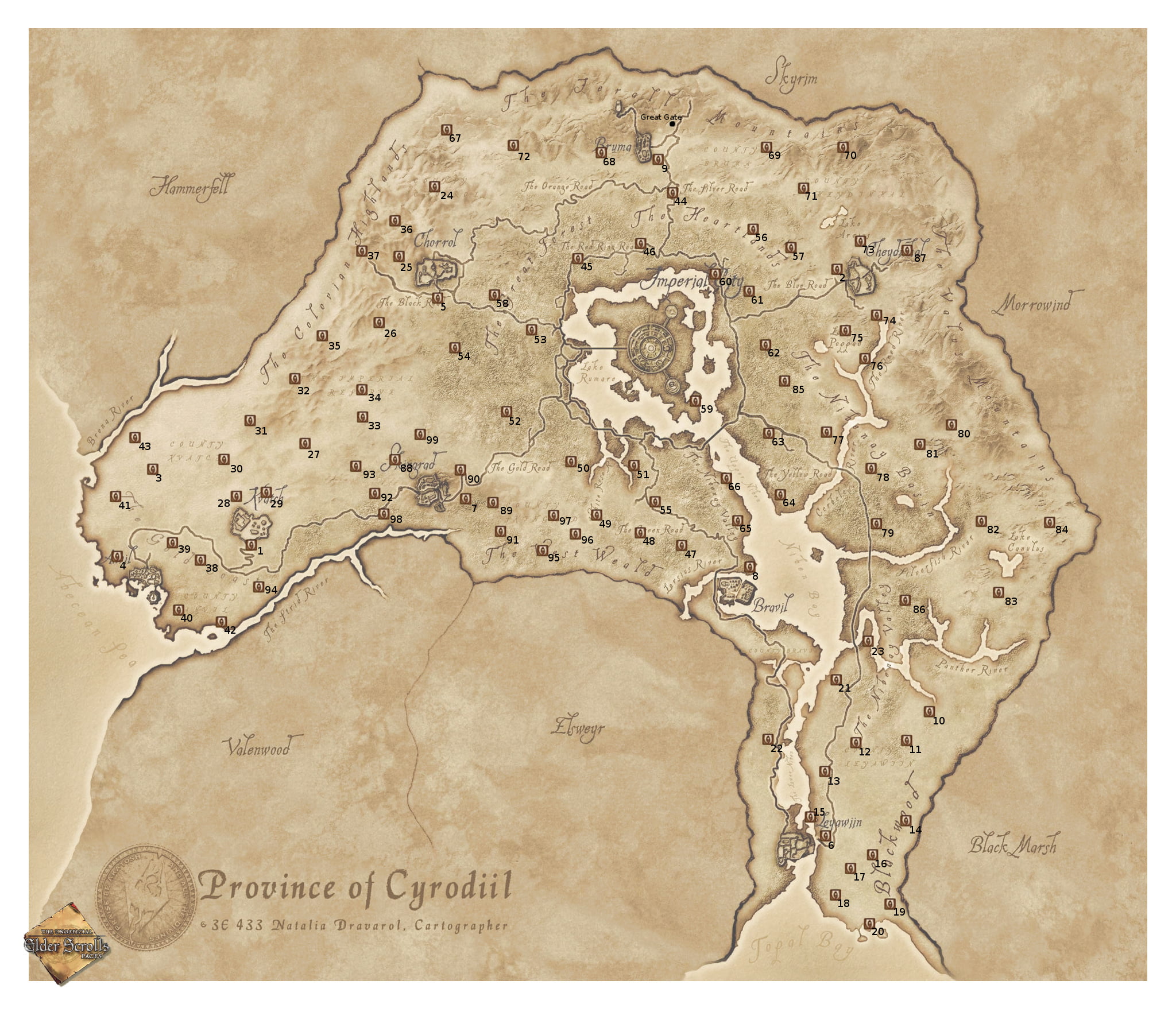 Free download | HD wallpaper: The Elder Scrolls IV: Oblivion, map ...