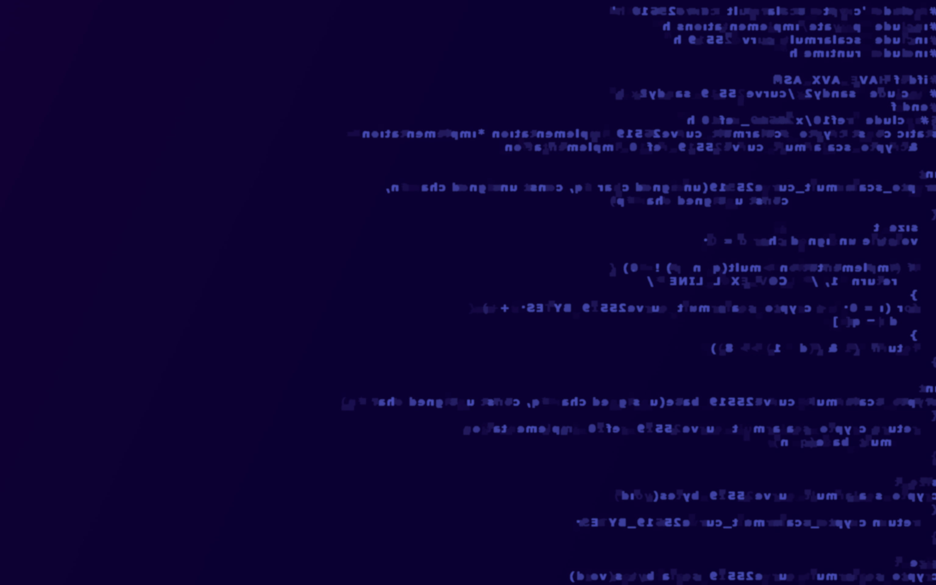 ECC, curve25519, code, numbers, cryptography
