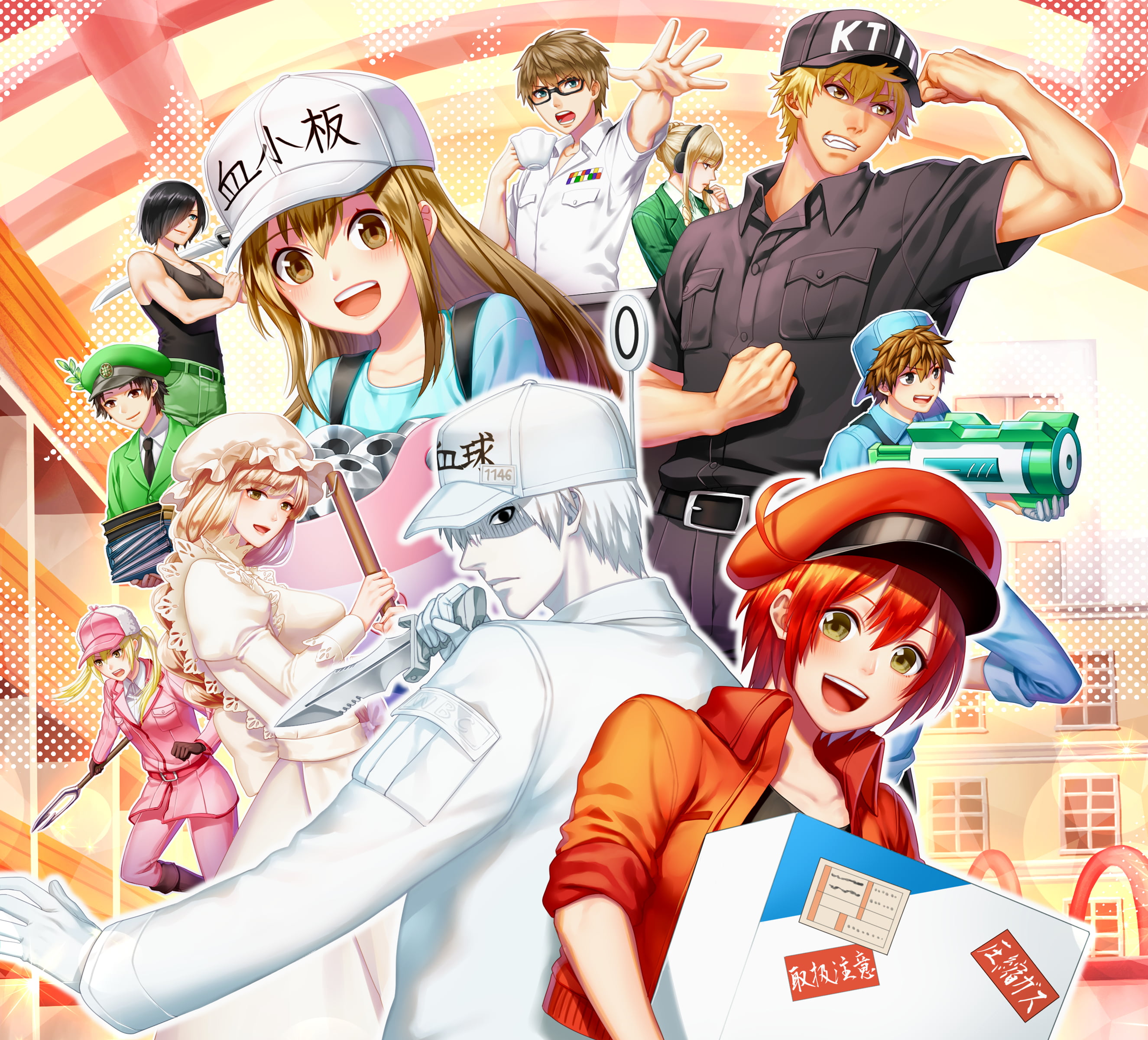 Anime, Cells at Work!, AE3803 (Cells at Work), Helper T (Cells at Work!)