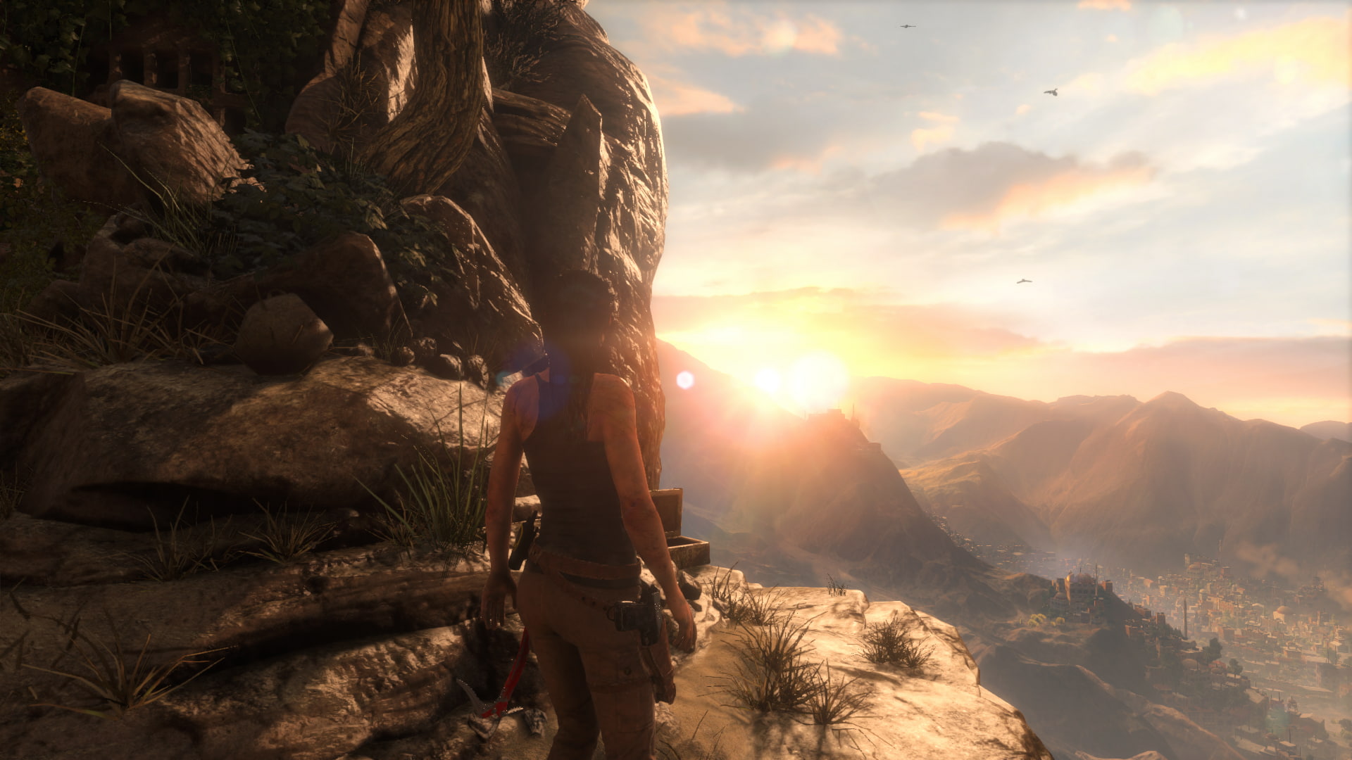 Rise of the Tomb Raider, sky, rock, rock - object, tranquility