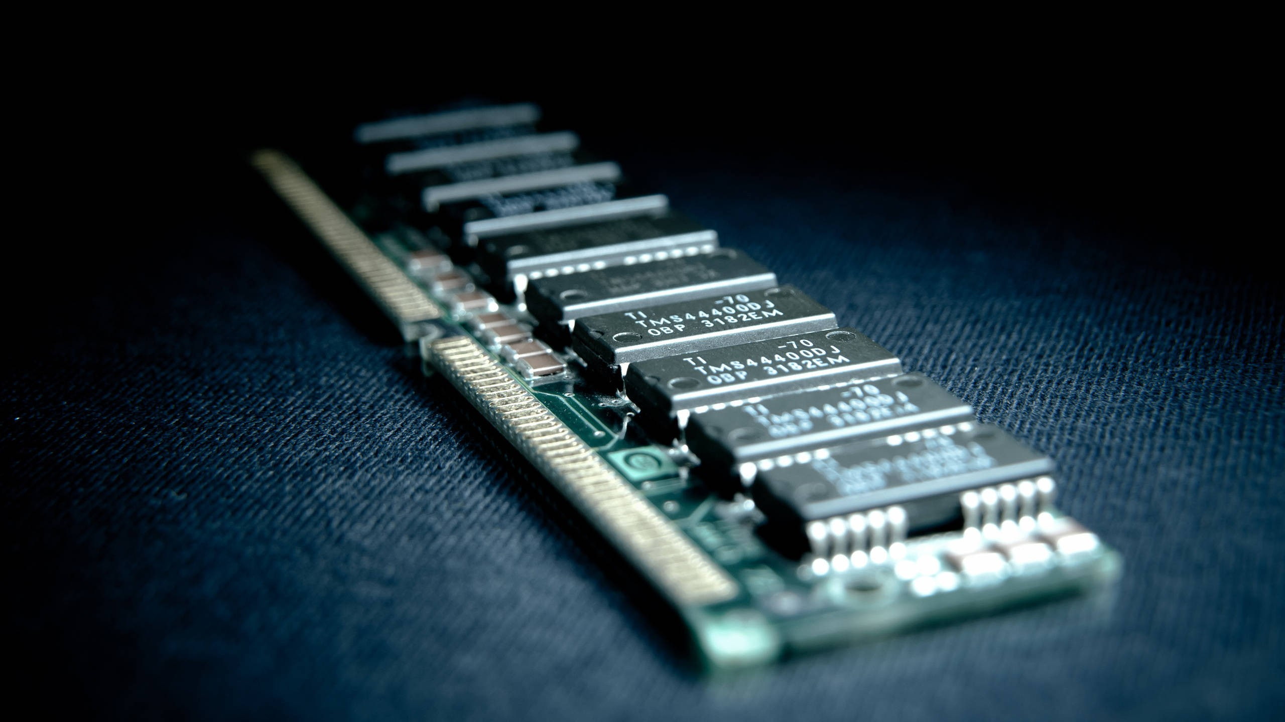 random access memory hardware, technology, close-up, connection