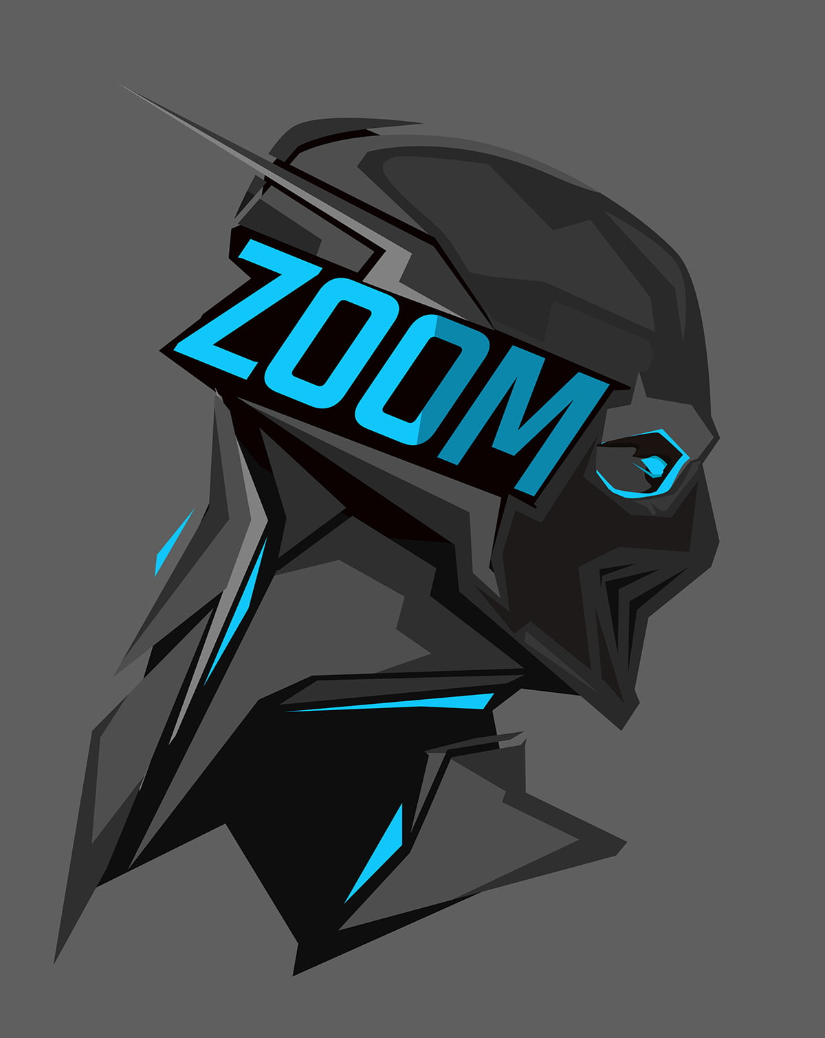 black and blue zoom digital wallpaper, DC Comics, Zoom (fictional character)