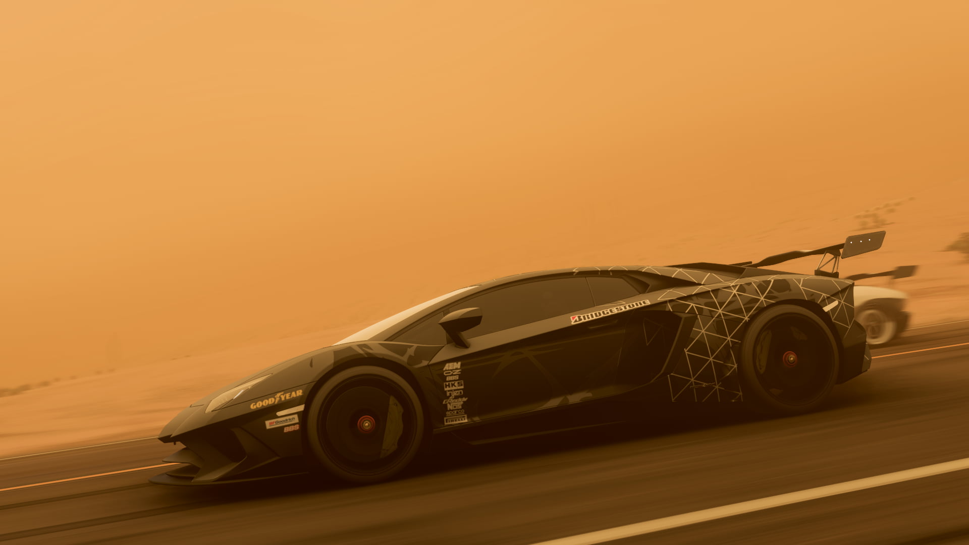 Forza Horizon 5, Lamborghini Aventador J, car, video game art
