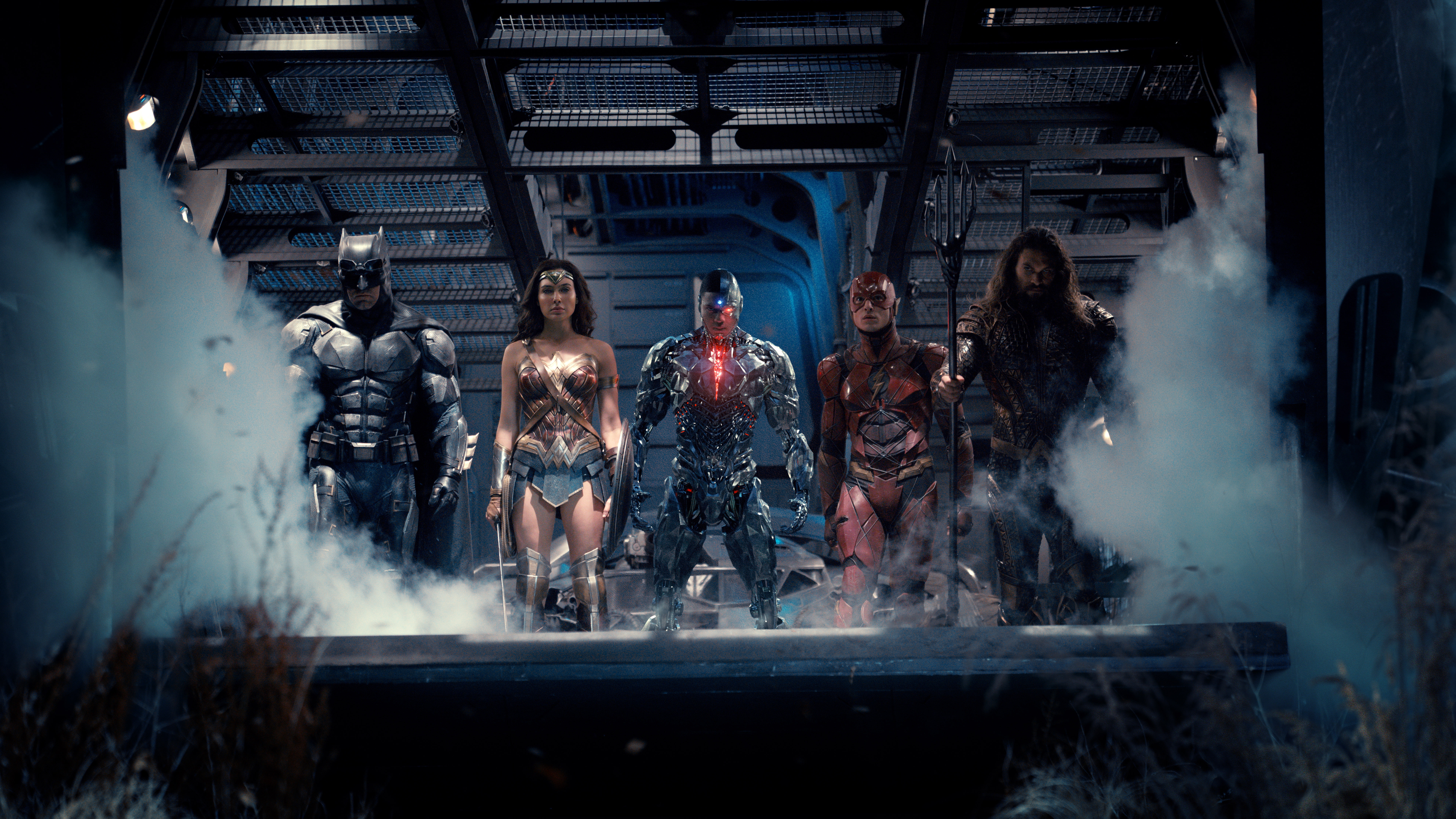 Justice League, Aquaman, Cyborg, Batman, Wonder Woman, The Flash