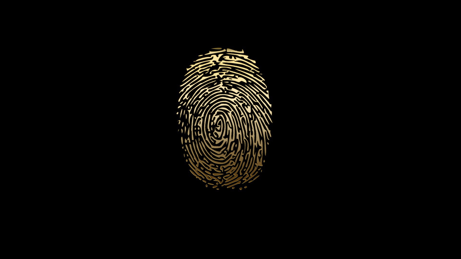 fingerprint, data, biometrics, copy space, studio shot, black background