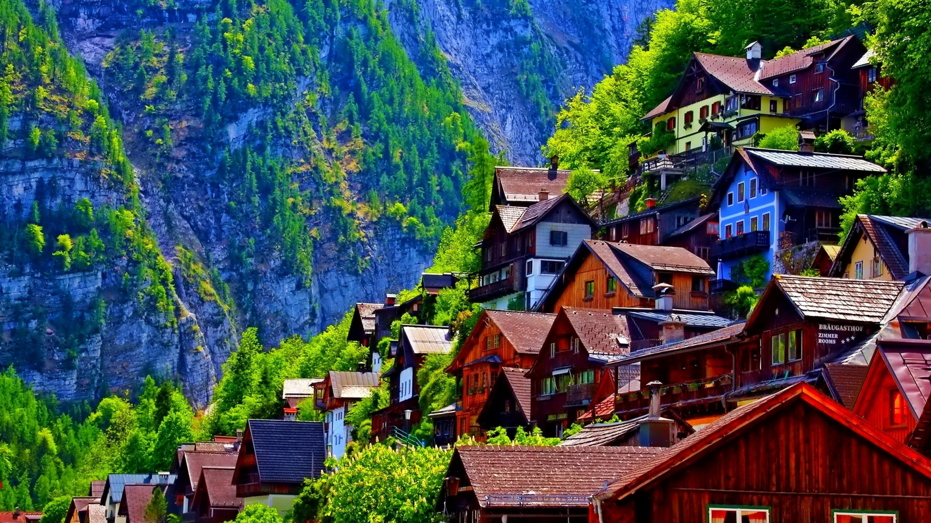 nature, mountain village, landmark, europe, town, sky, hill station