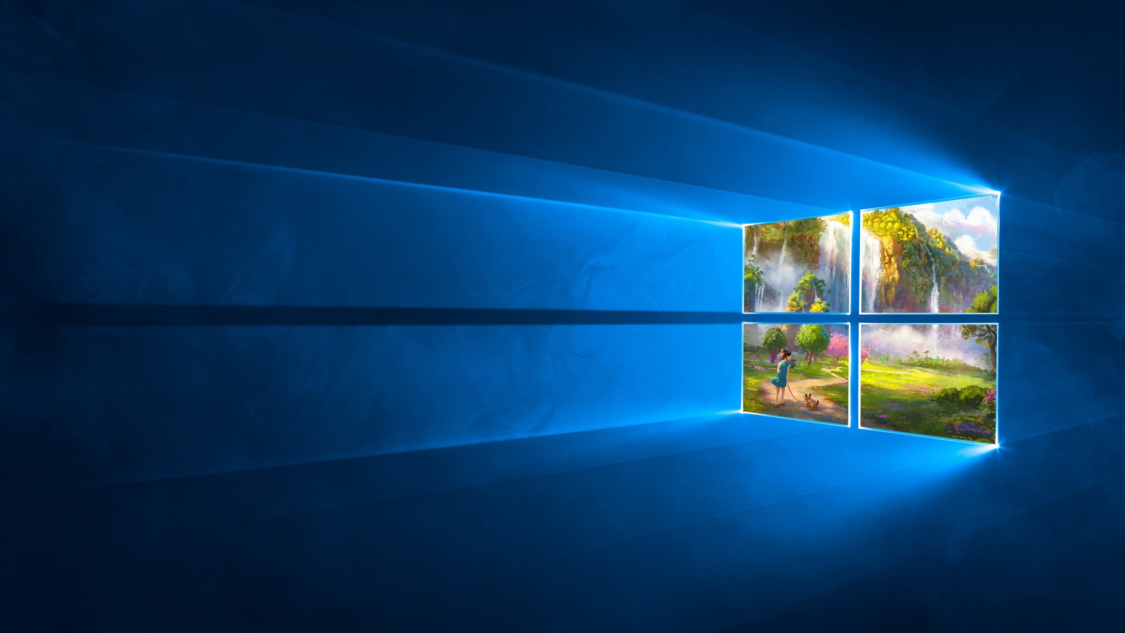 Windows 10, drawing, artwork, digital art