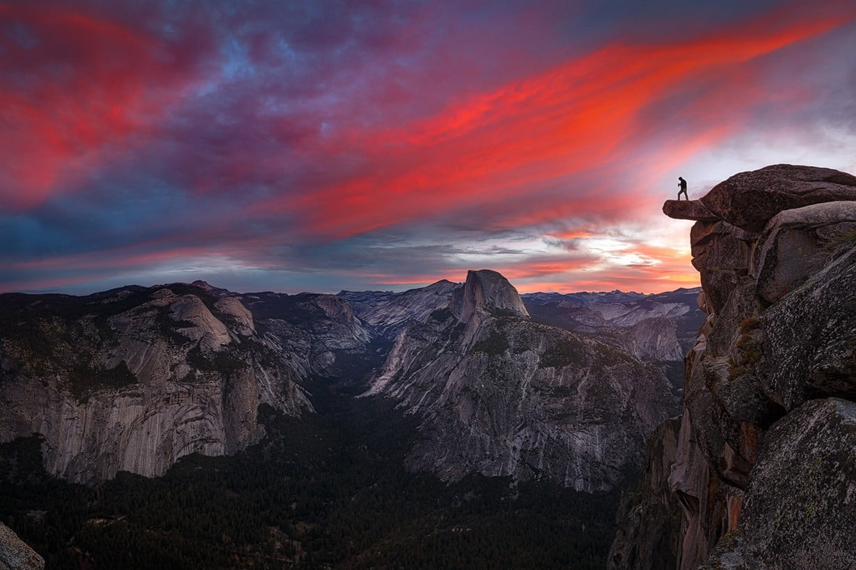 rock formation, nature, landscape, hiking, Yosemite Valley, sky