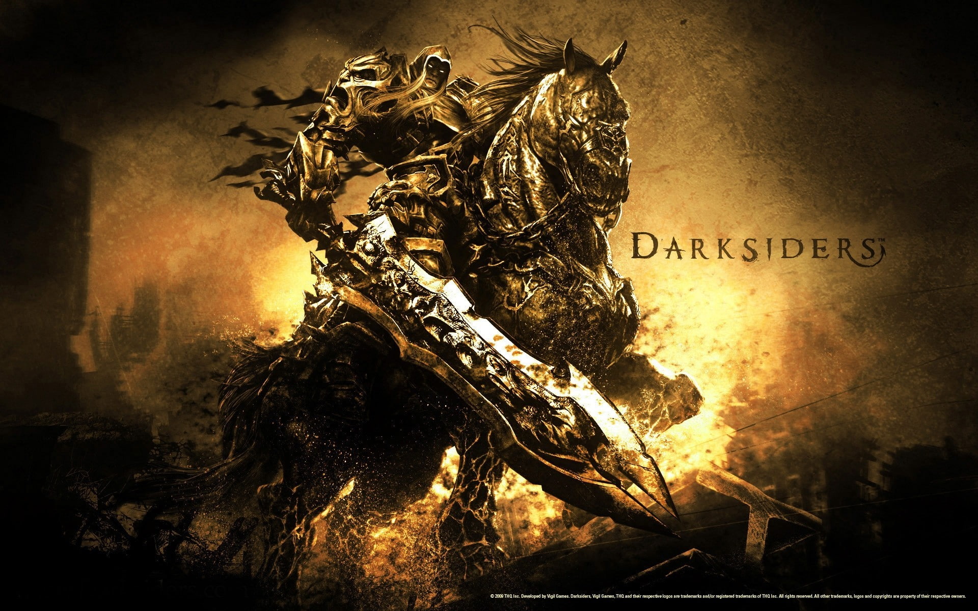 video games, dark siders, Four Horsemen of the Apocalypse