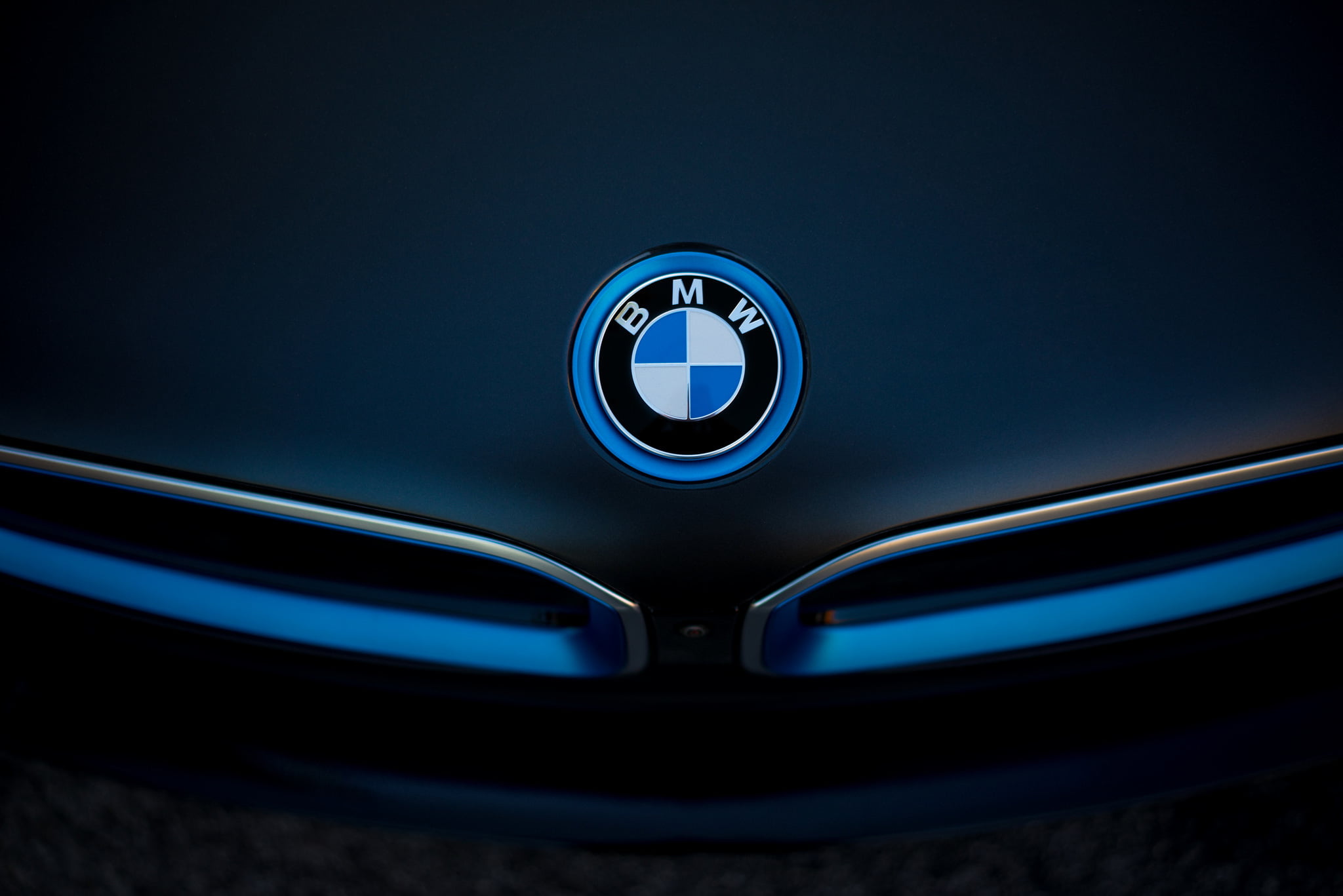 BMW emblem, logo, Boomer, BMW i8, car, land Vehicle, black Color