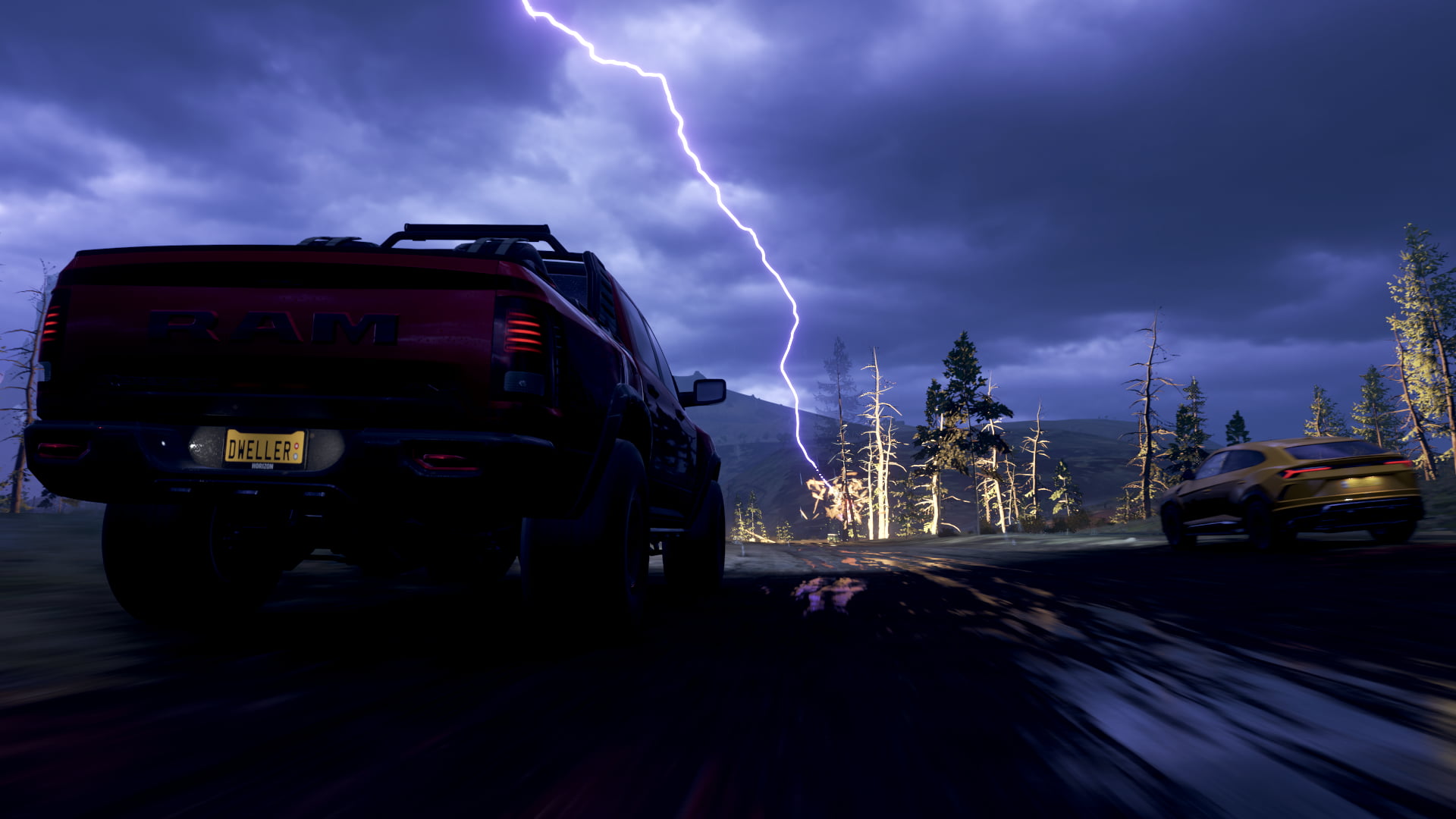 Forza Horizon 4, lightning, Fortune Island, Lamborghini Urus