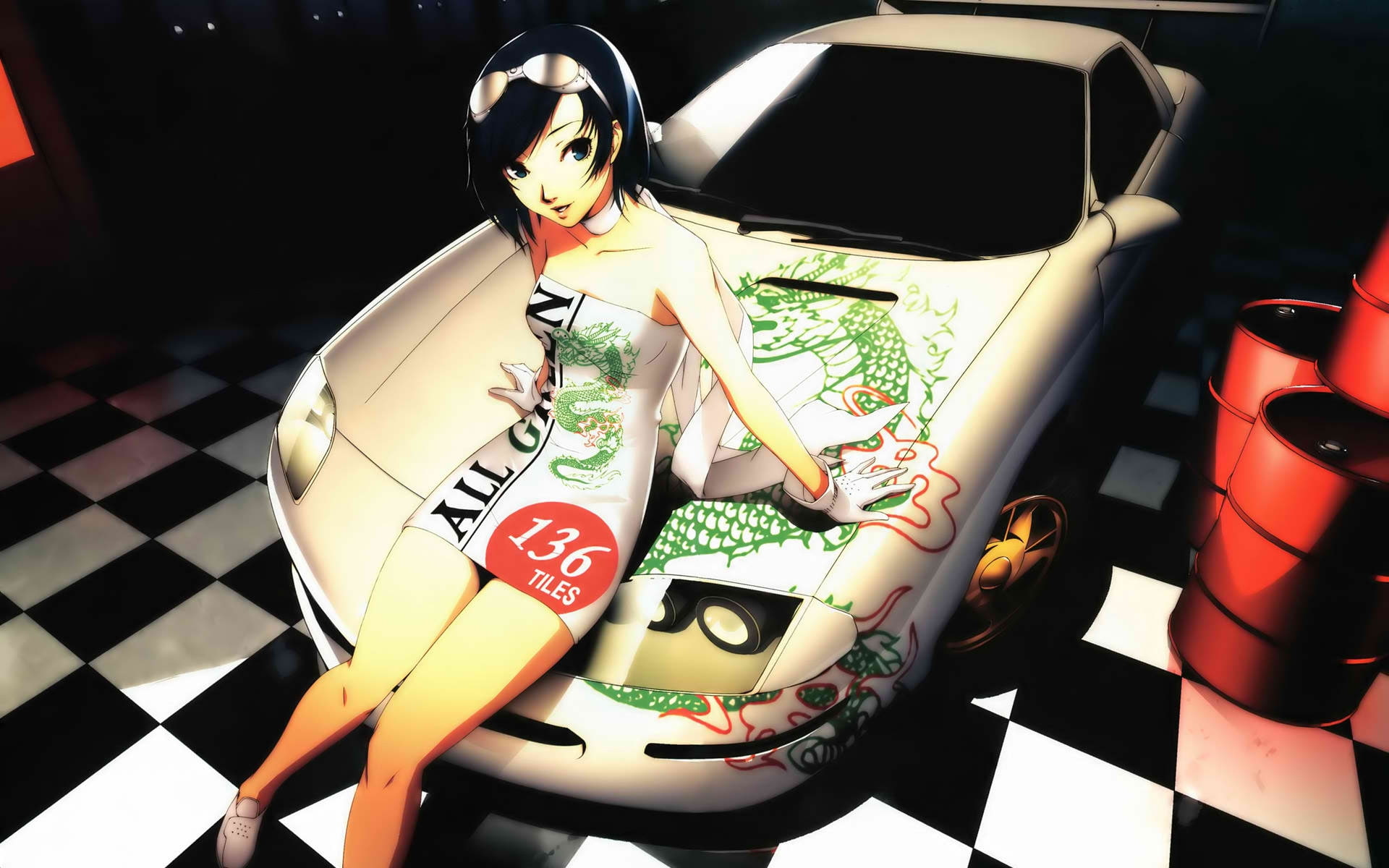 mazda miata mazda furai anime girls 1920x1200  Cars Girls and Cars HD Art