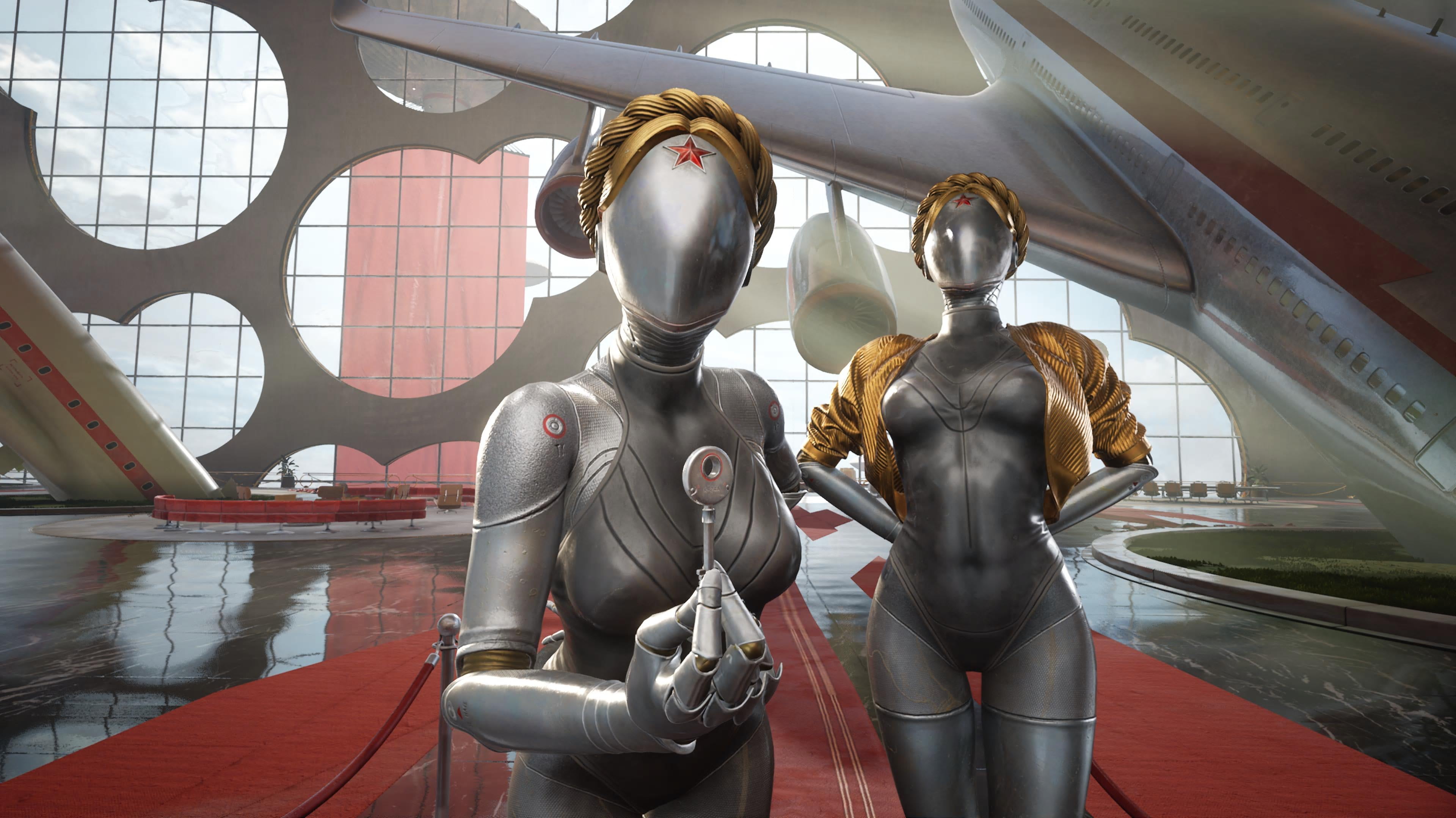 Atomic Heart, video game girls, robot, The Twins (Atomic Heart)