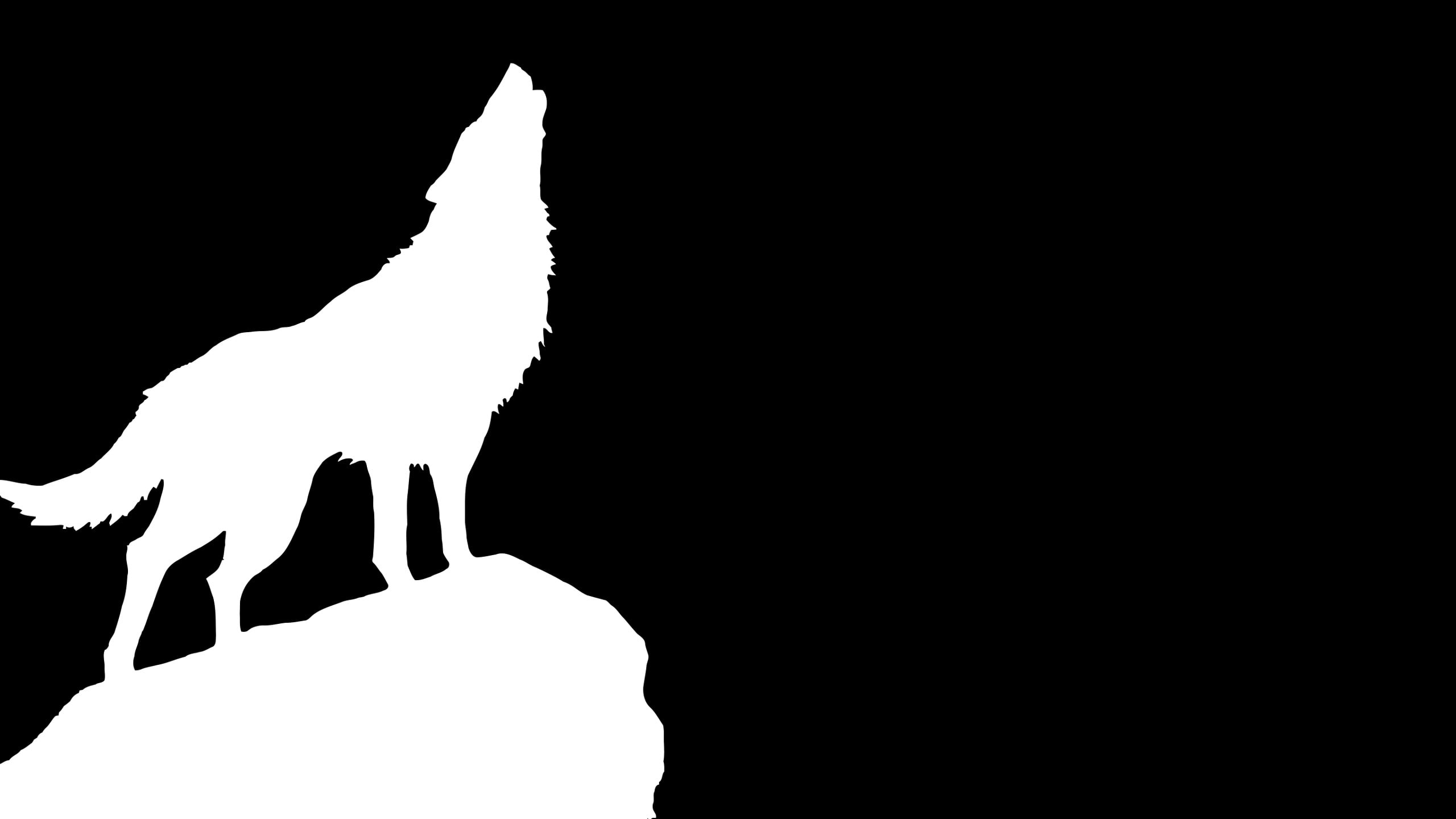 2560x1440 px Outline wolf Cars Chevrolet HD Art, copy space, silhouette