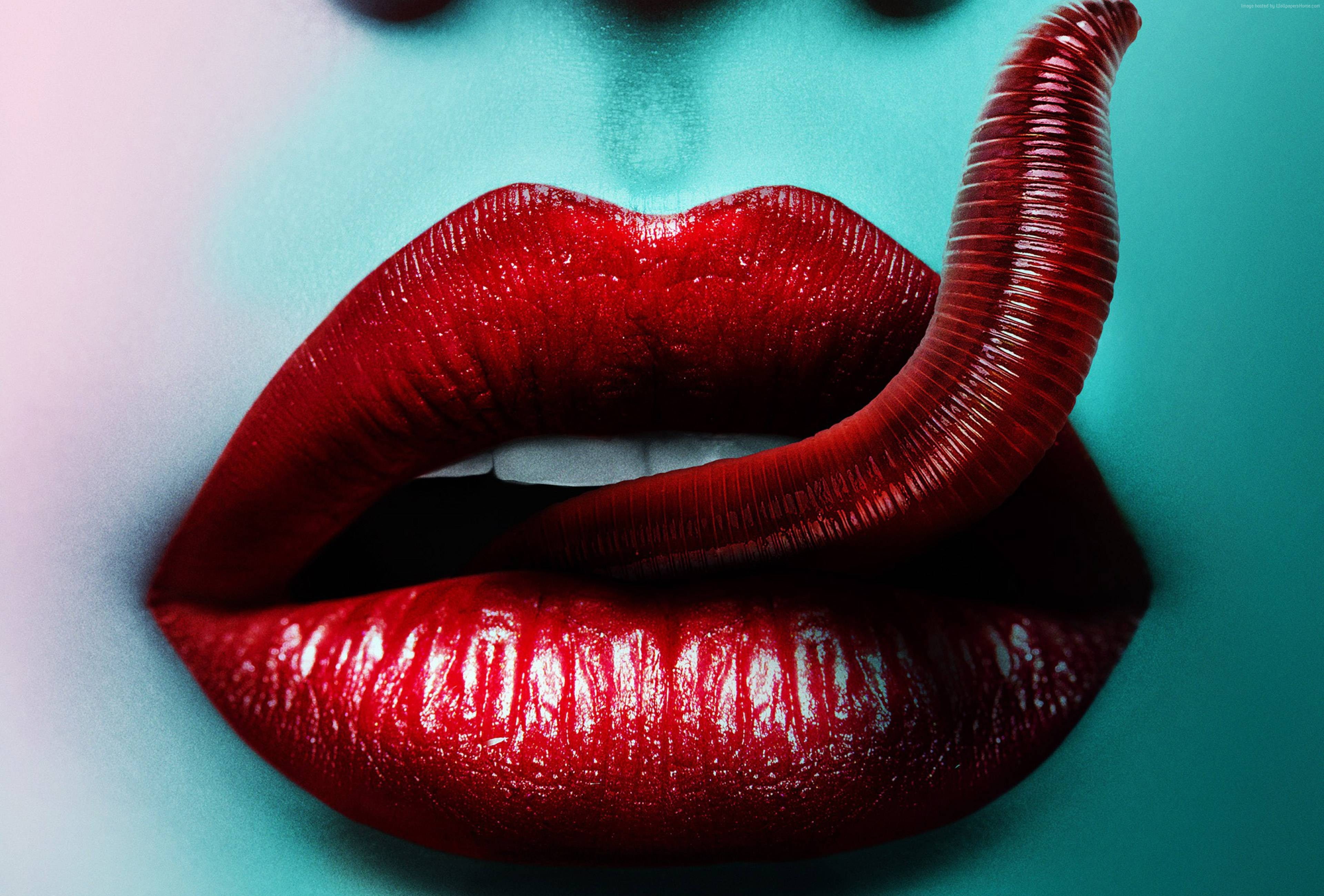 best movies, red, tongue, lips, Viral