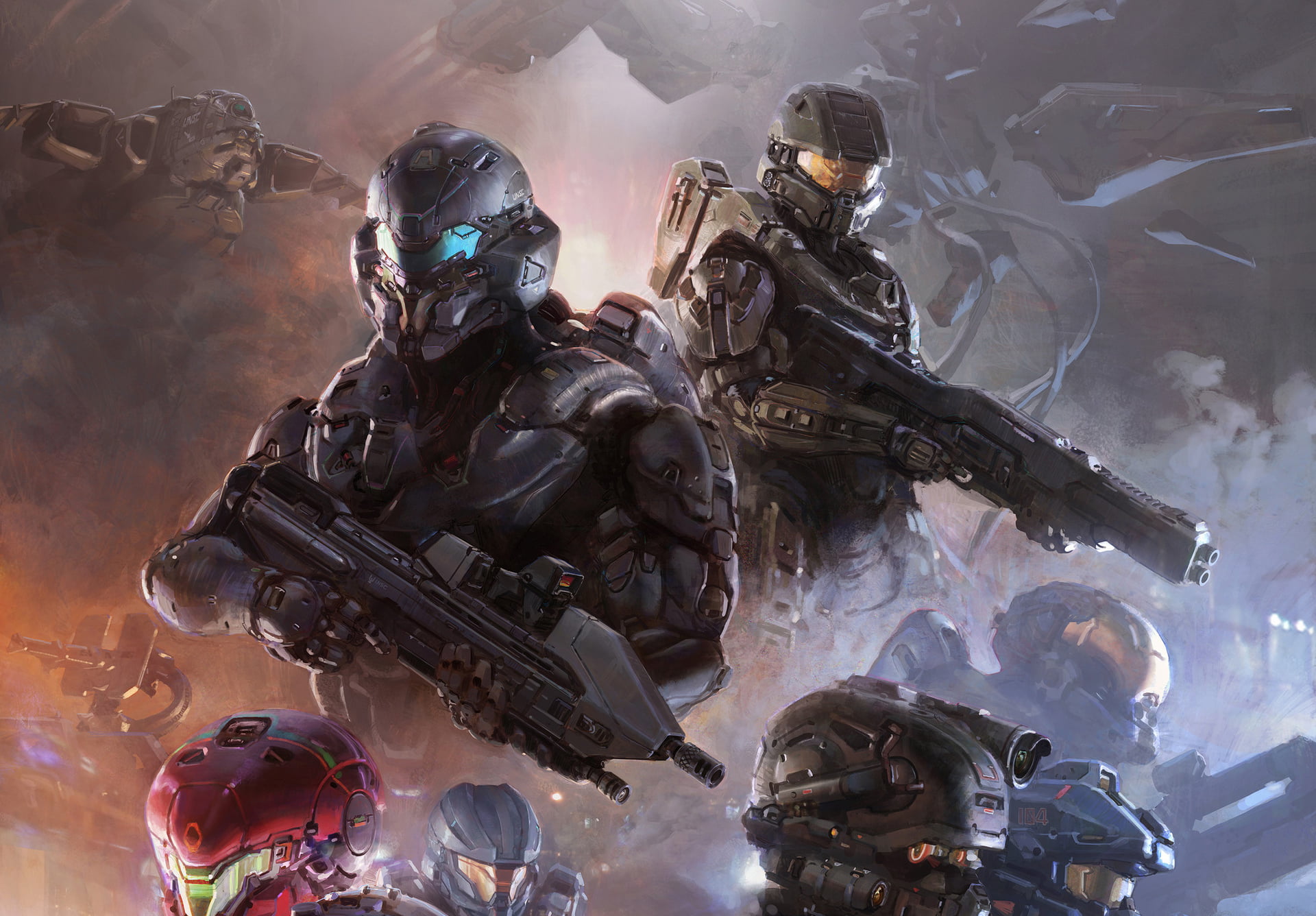 video games, Halo, futuristic armor, Halo 5: Guardians, Master Chief
