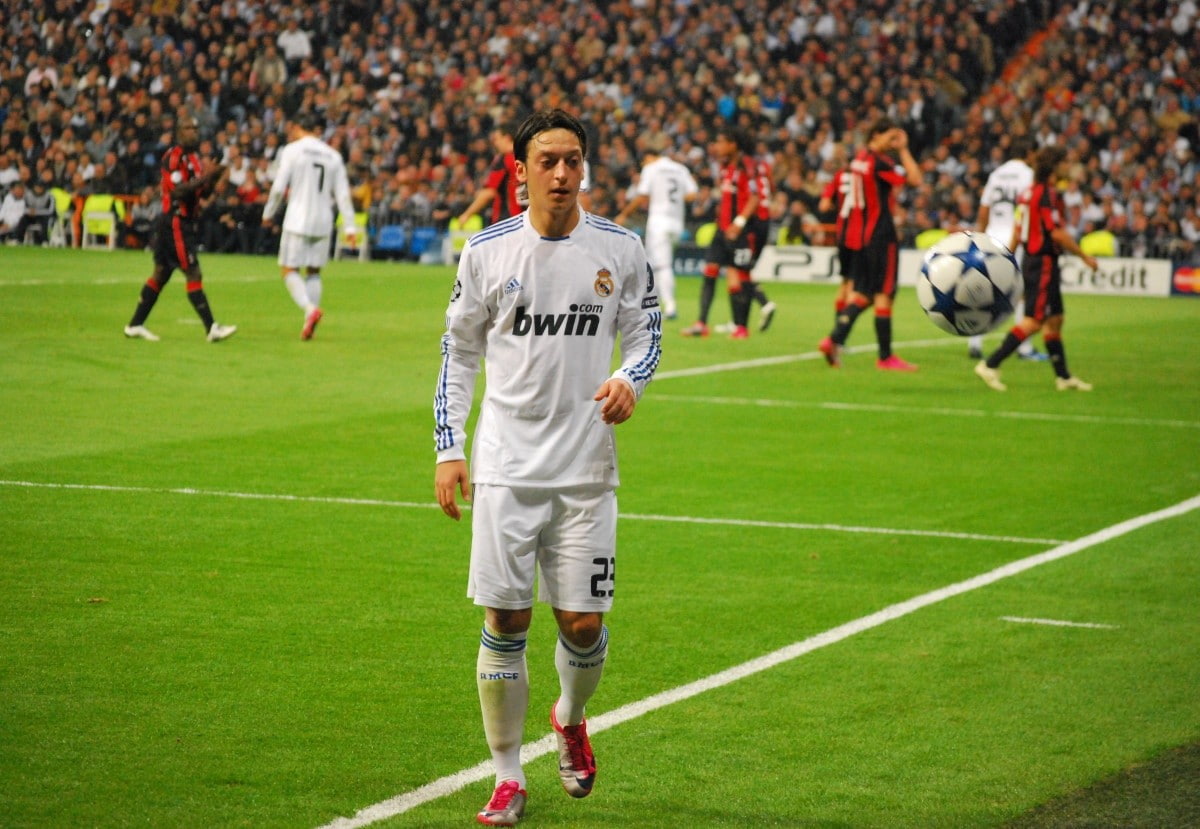 soccer, Mesut Ozil, Real Madrid, sport, group of people, crowd