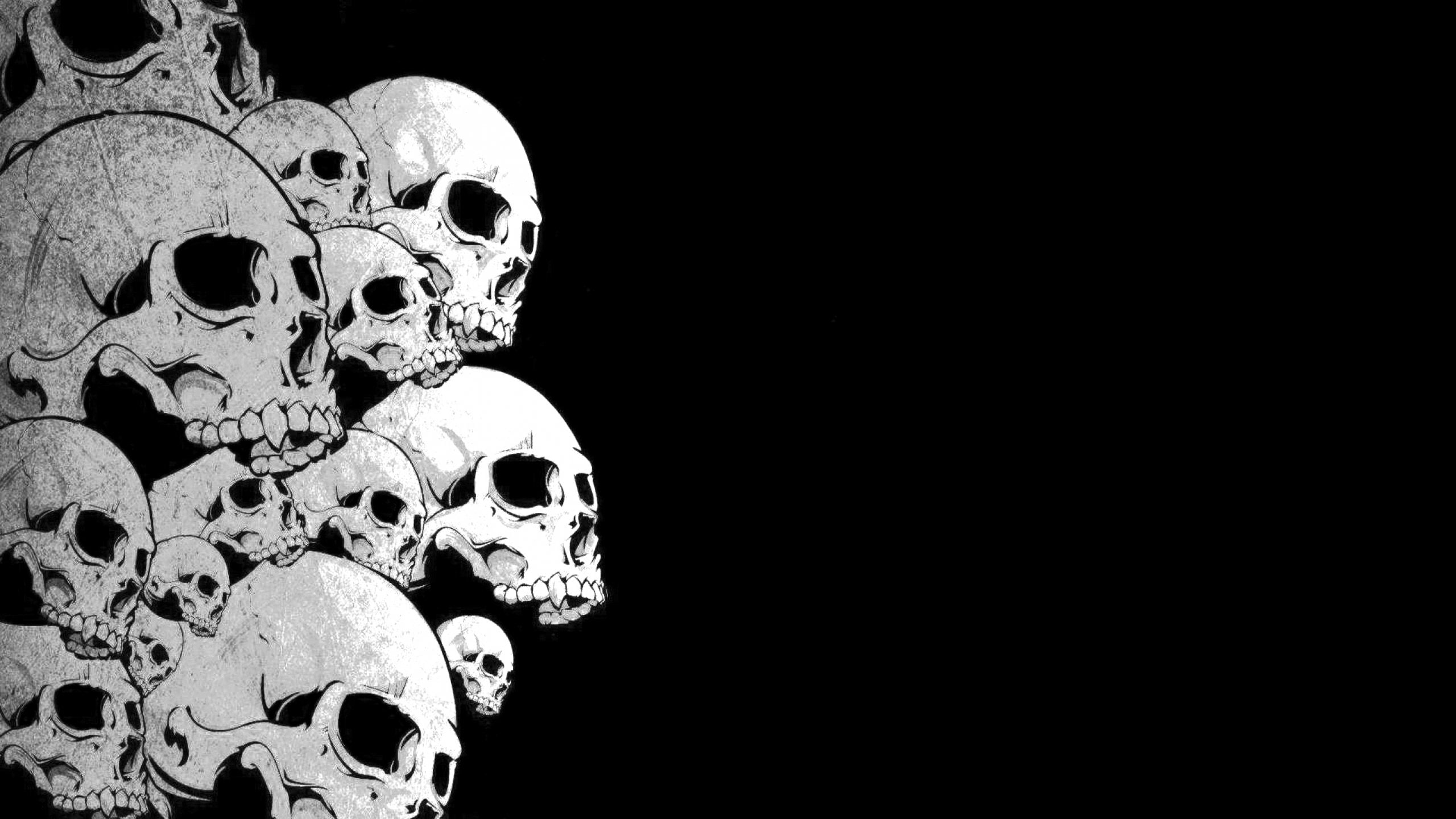 art, artwork, Dark, Evil, horror, skeleton, skull, skulls