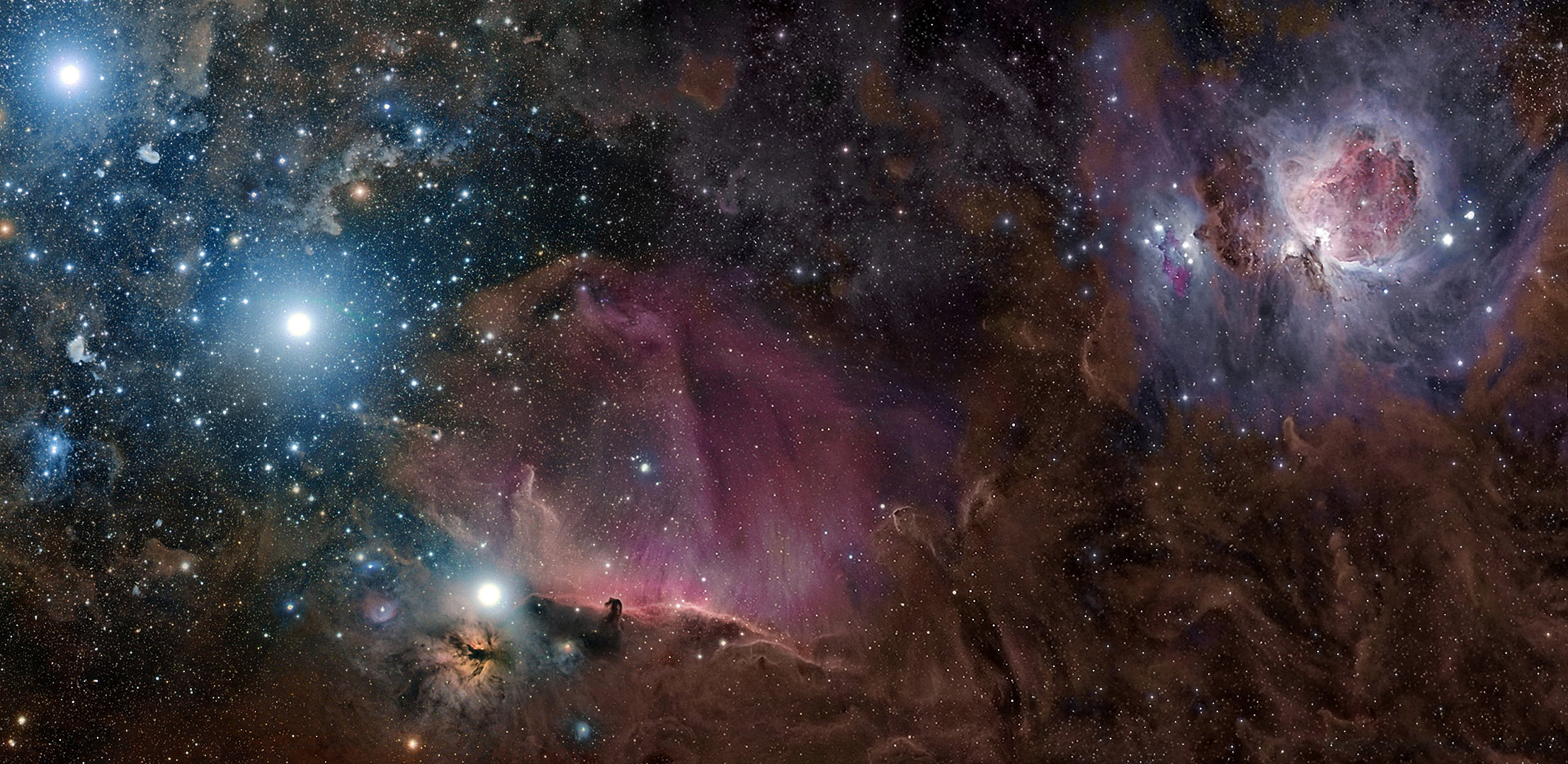 stars, nebula, dust, gas, constellation, Orion, M42
