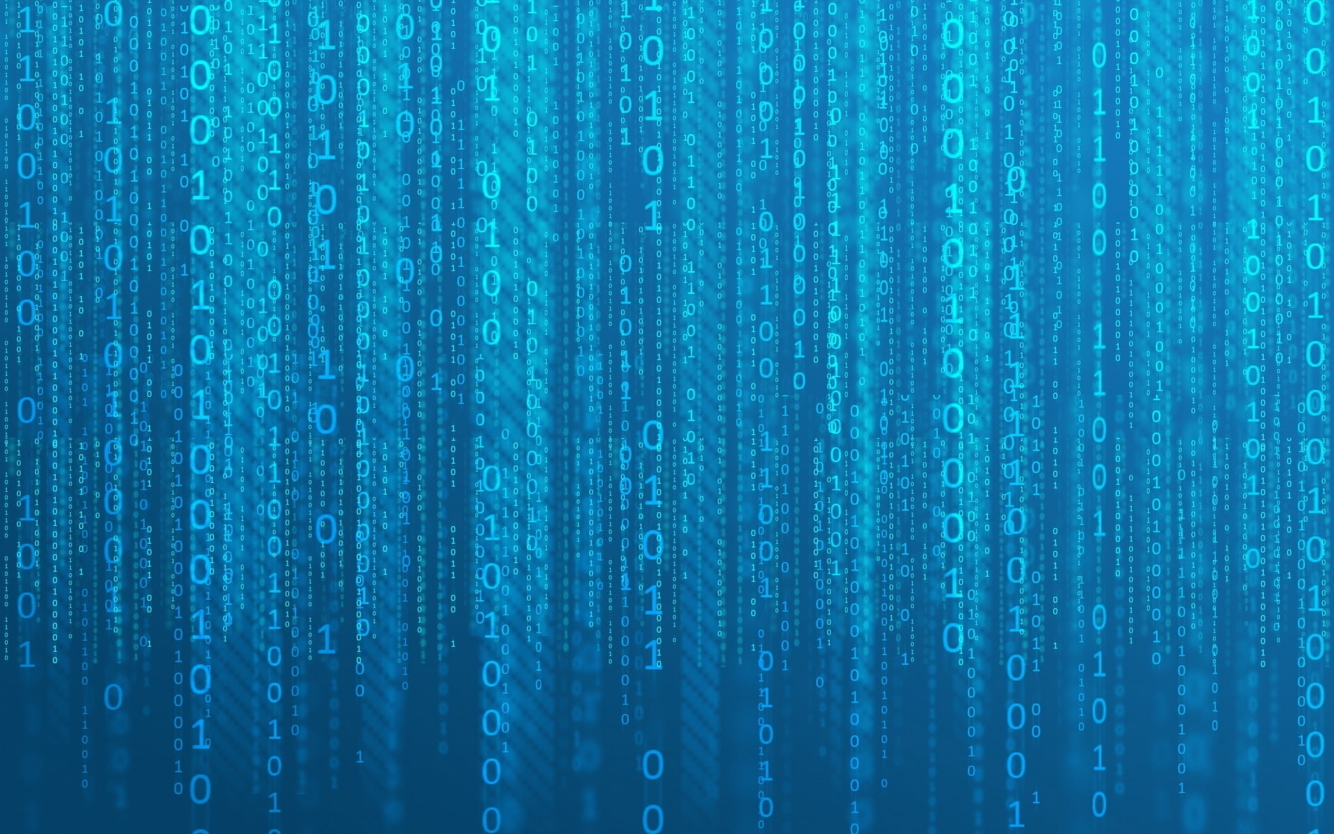binary, coding, blue matrix, Technology