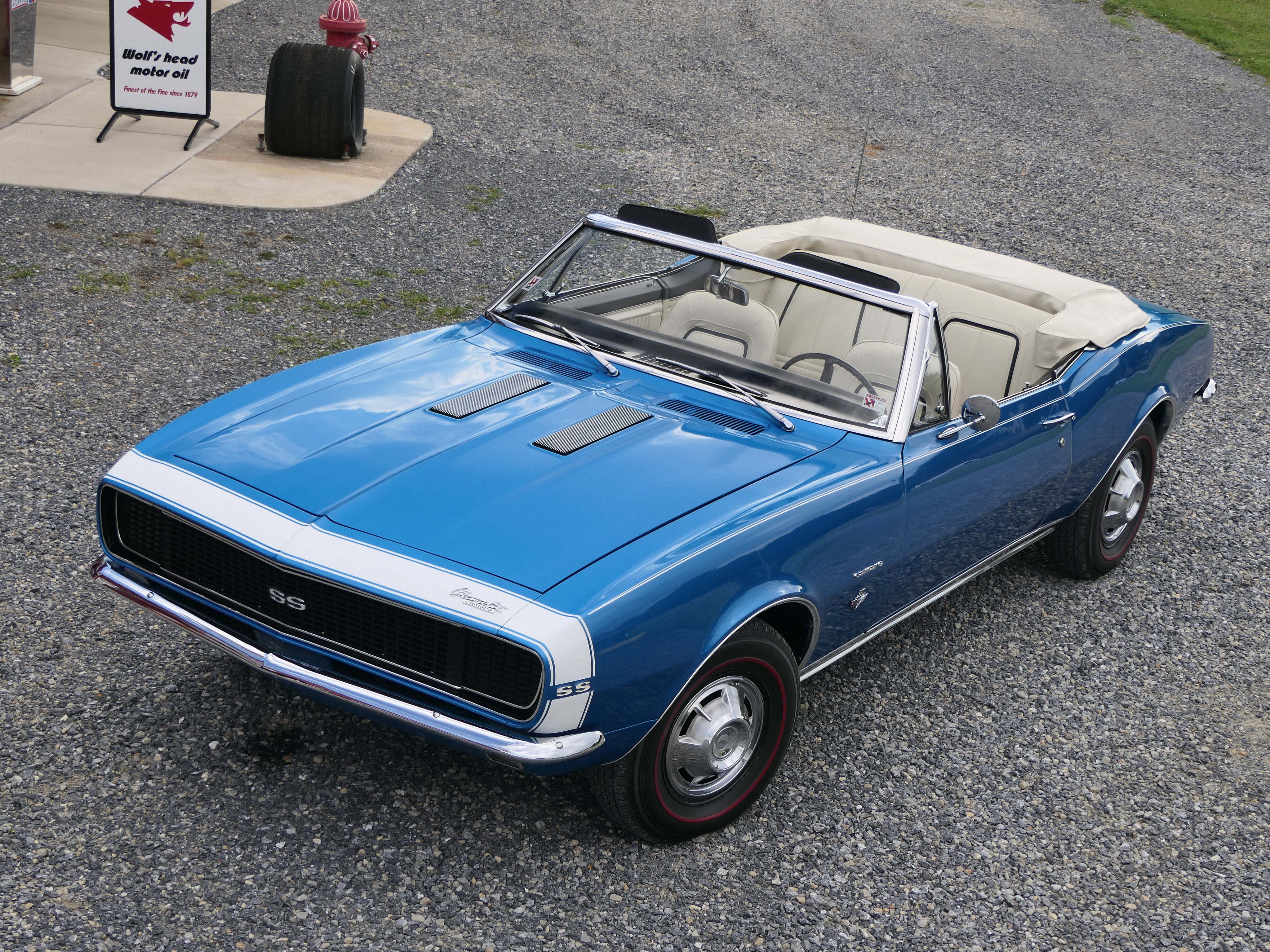 1967, 350, camaro, chevrolet, classic, convertible, muscle
