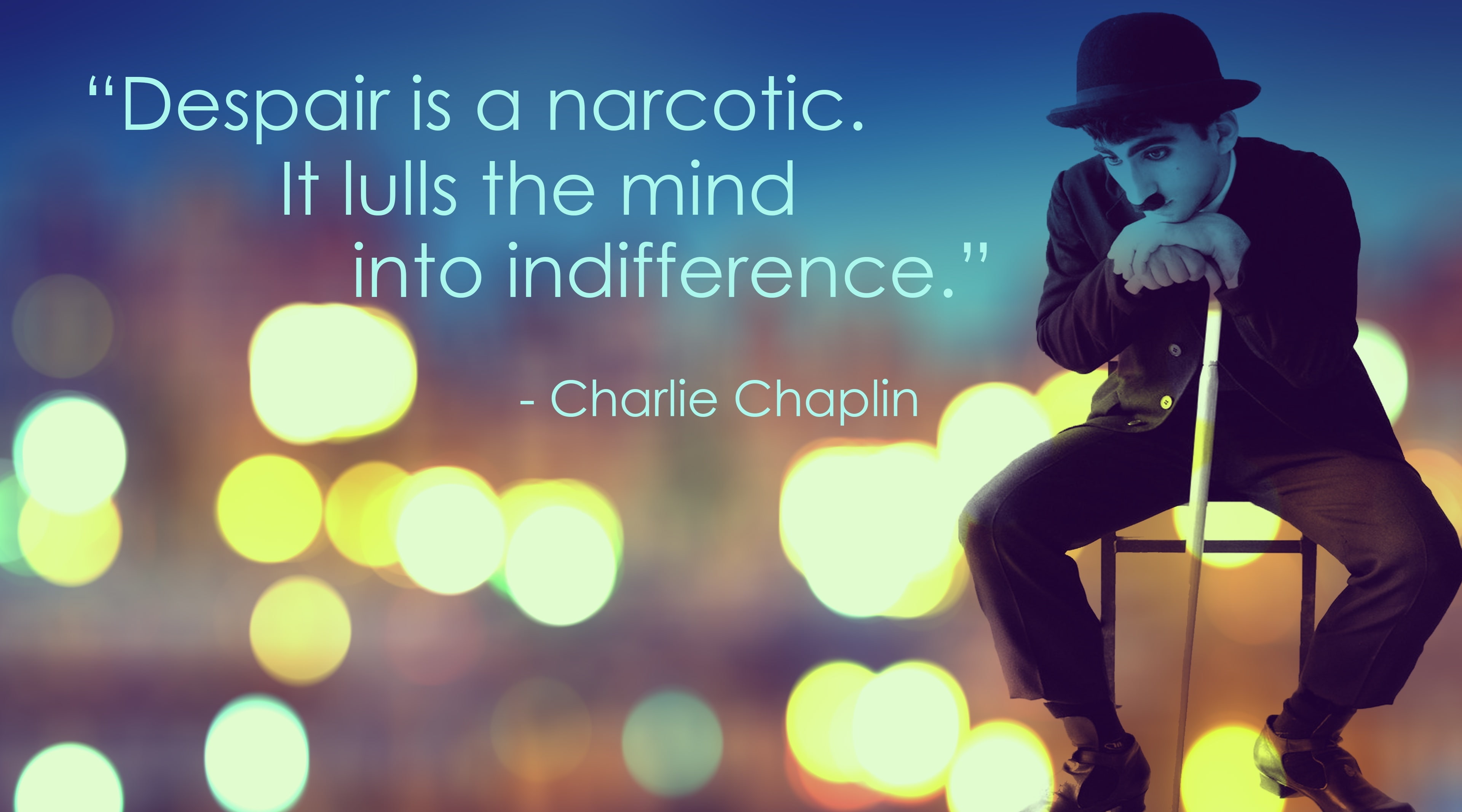 Charlie Chaplin Quote, Charlie Chaplin, Artistic, Typography