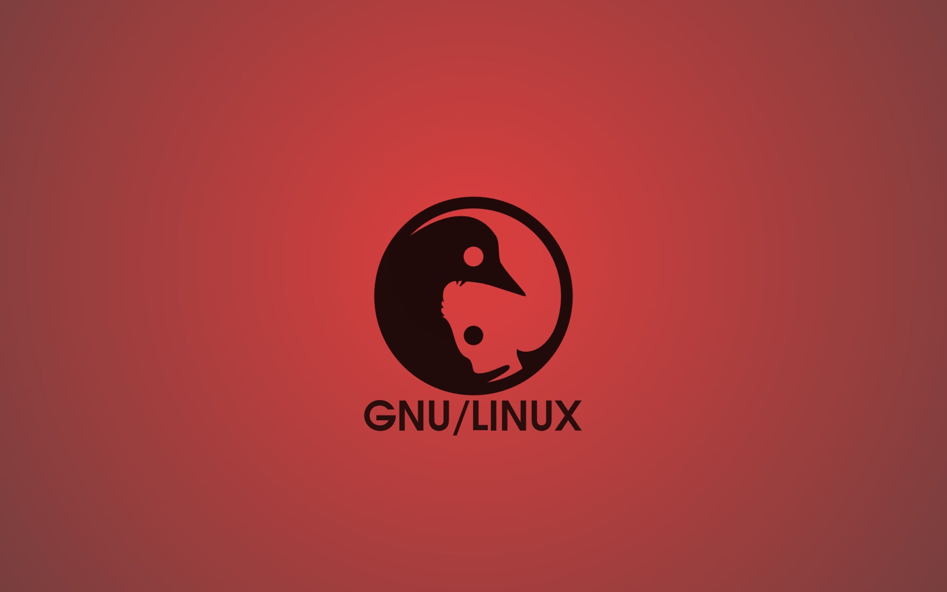 GNU Linux logo, minimalism, communication, text, no people, western script