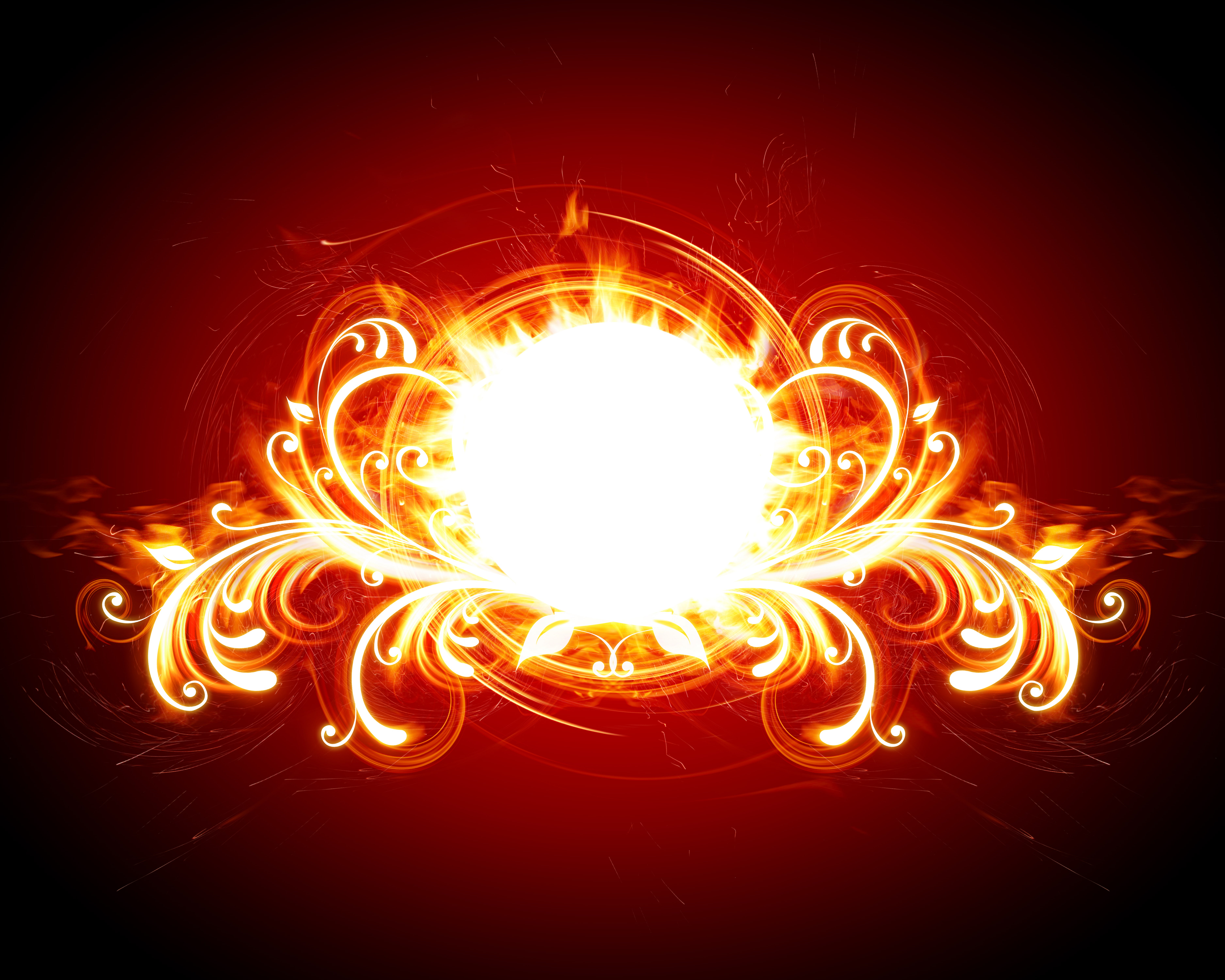 red light burst, fire, pattern, Flames, burning, heat - temperature