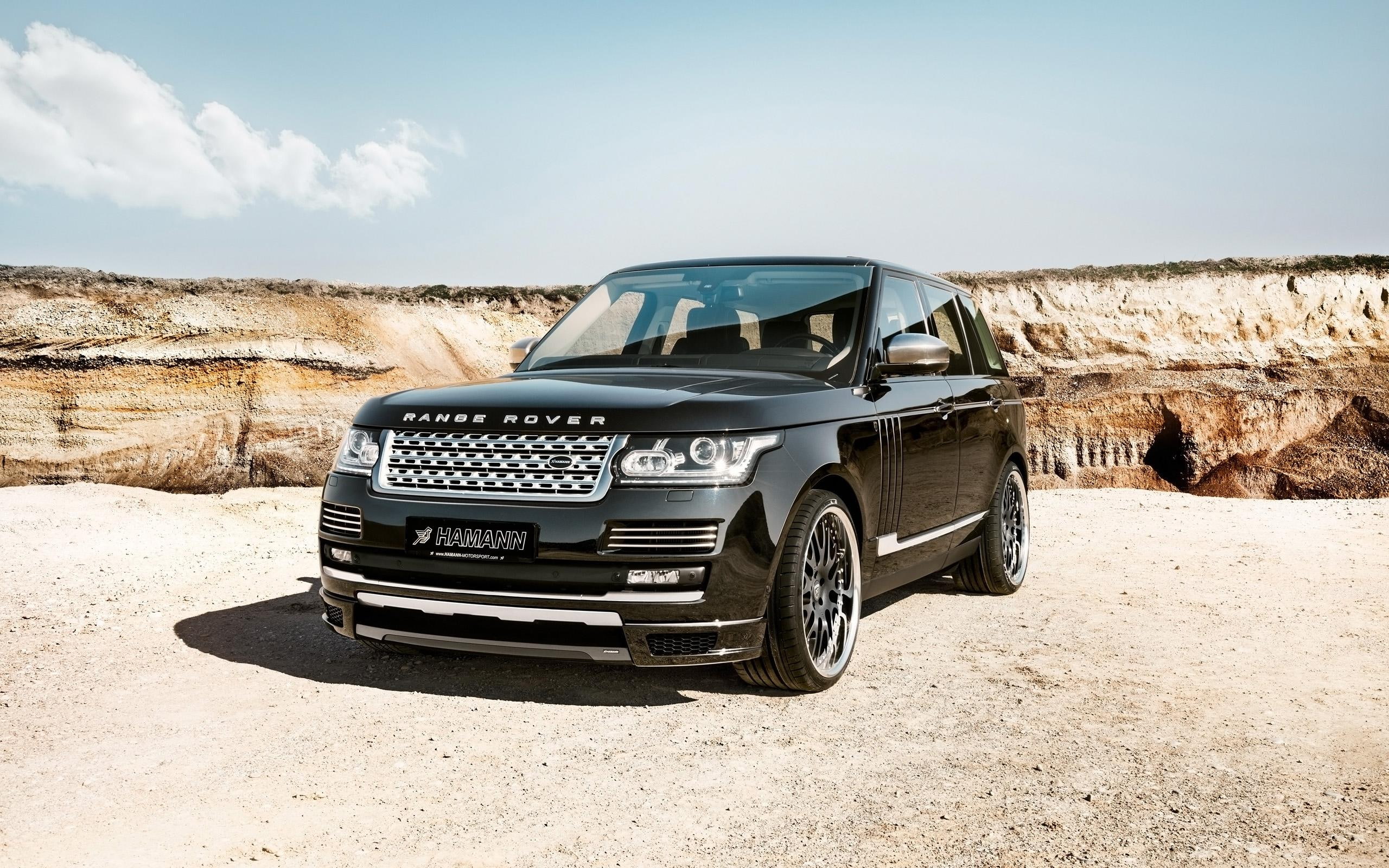 2014 Hamann Range Rover Vogue, black range rover suv, cars, land rover