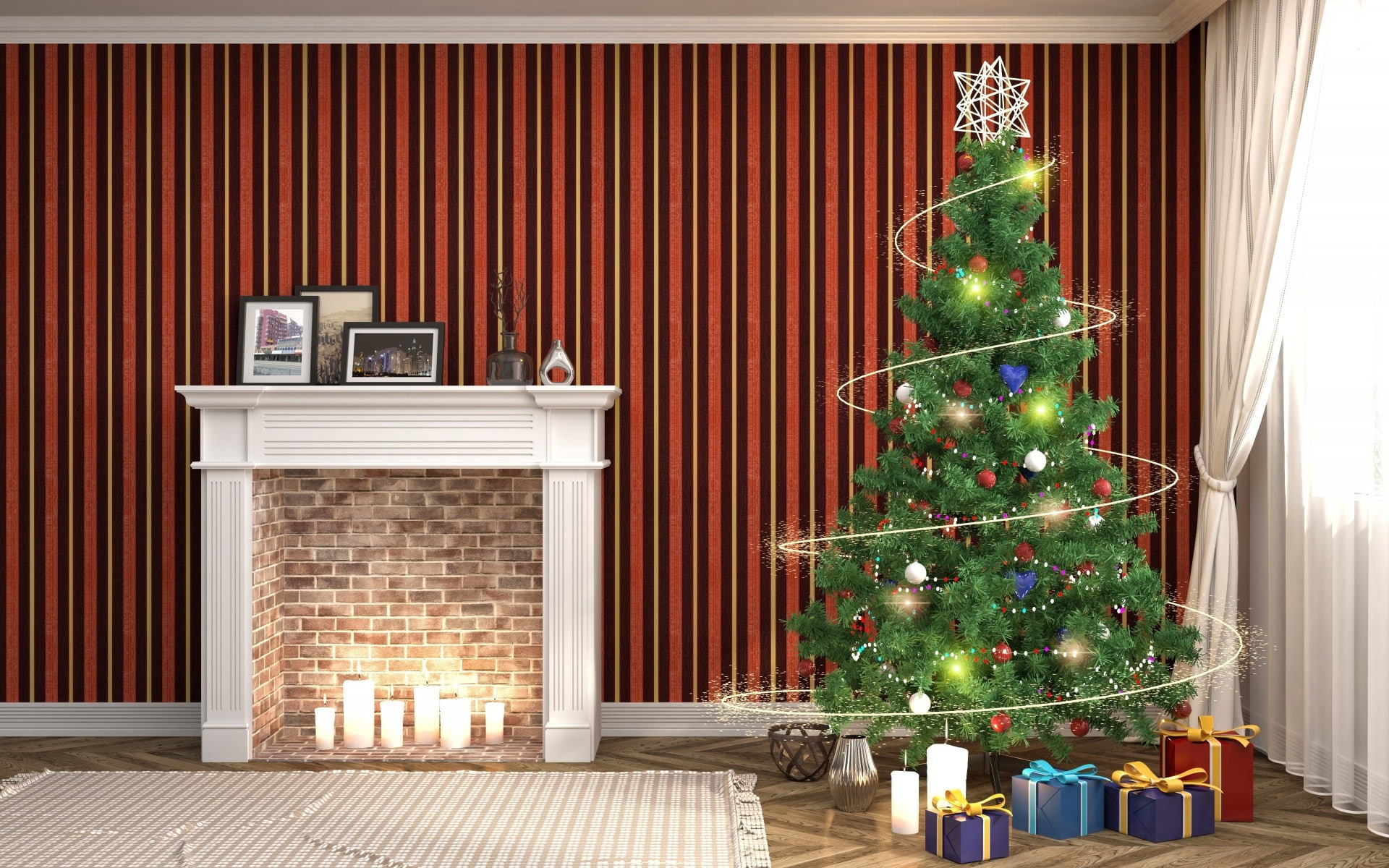 Christmas ornaments, christmas tree, celebration, holiday, christmas decoration