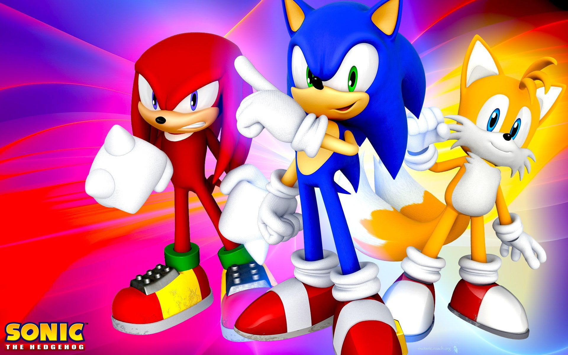 sonic computer backgrounds, multi colored, toy, representation