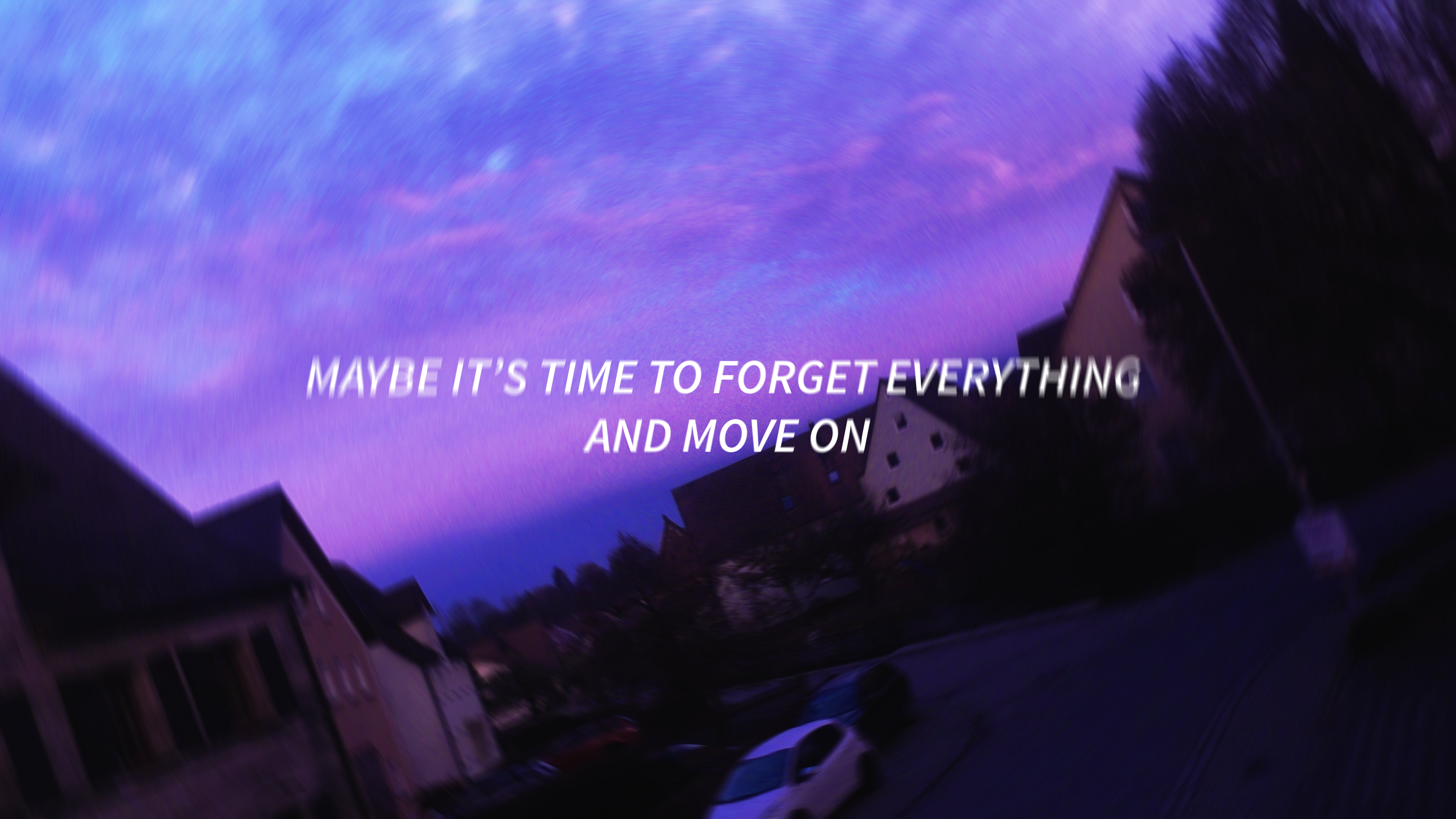 quote, purple background, purple sky, vaporwave, Golden Aesthetics